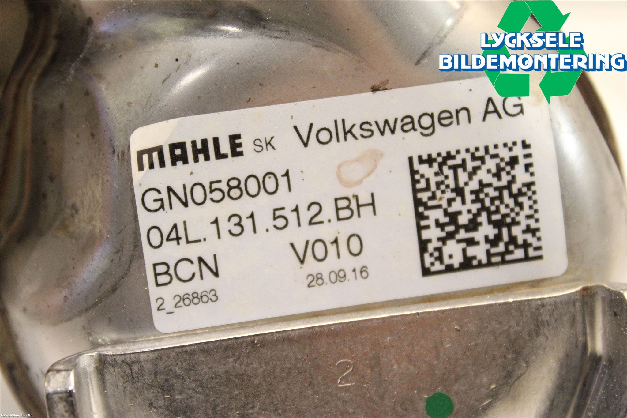 Volkswagen VW GOLF / E-GOLF VII 13-20 Avgaskylare