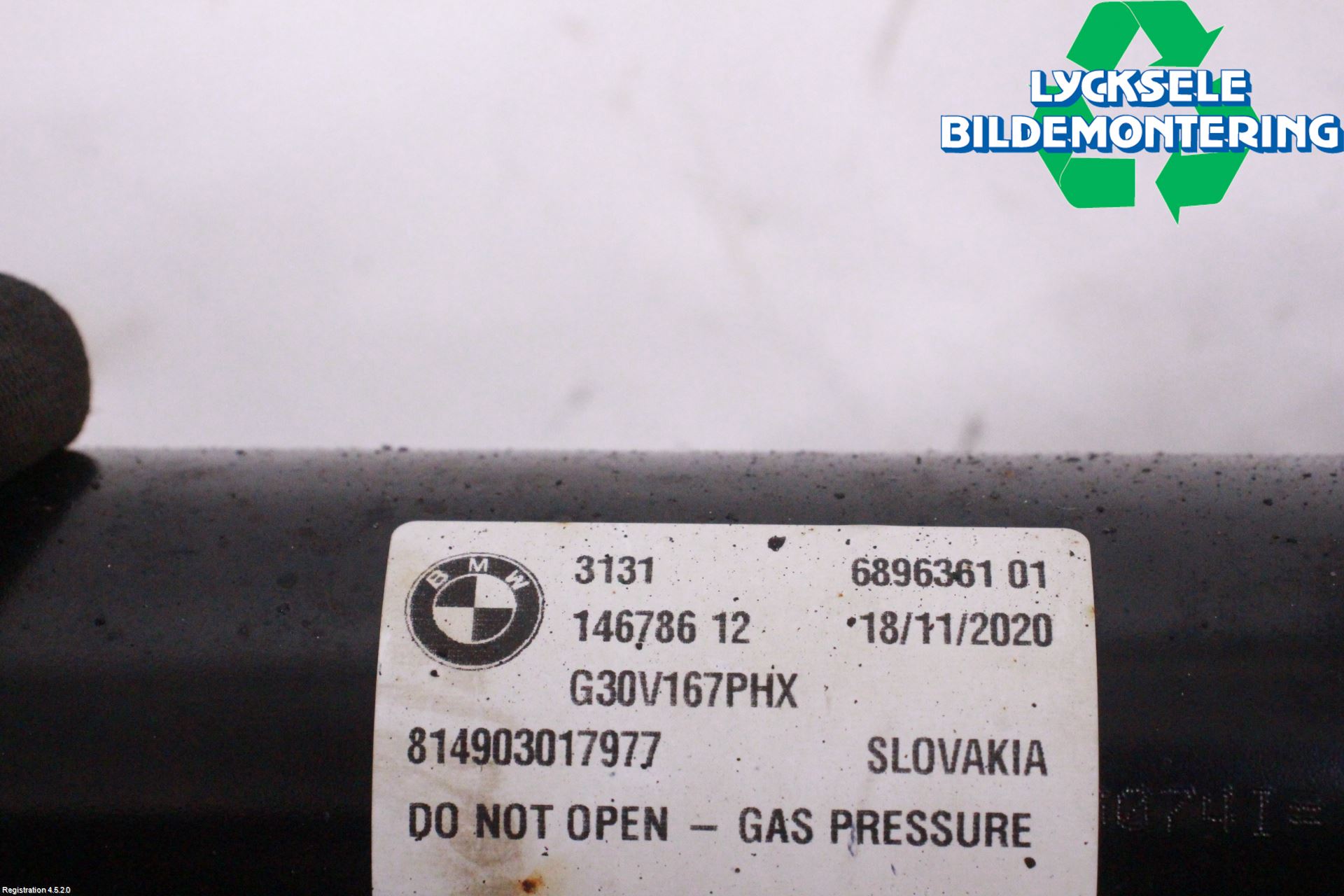 BMW 5 G30/G31/F90 17-23 Fjäderben Fram Vänster