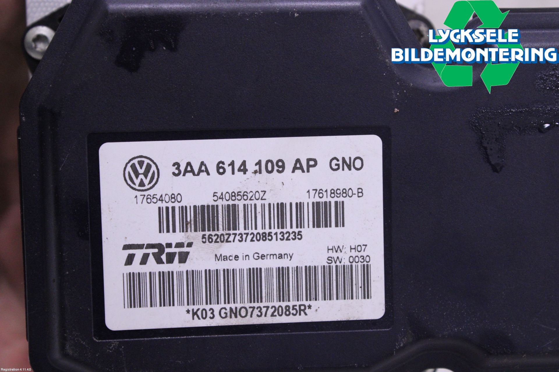 Volkswagen VW PASSAT 11-14 Abs Hydraulaggregat