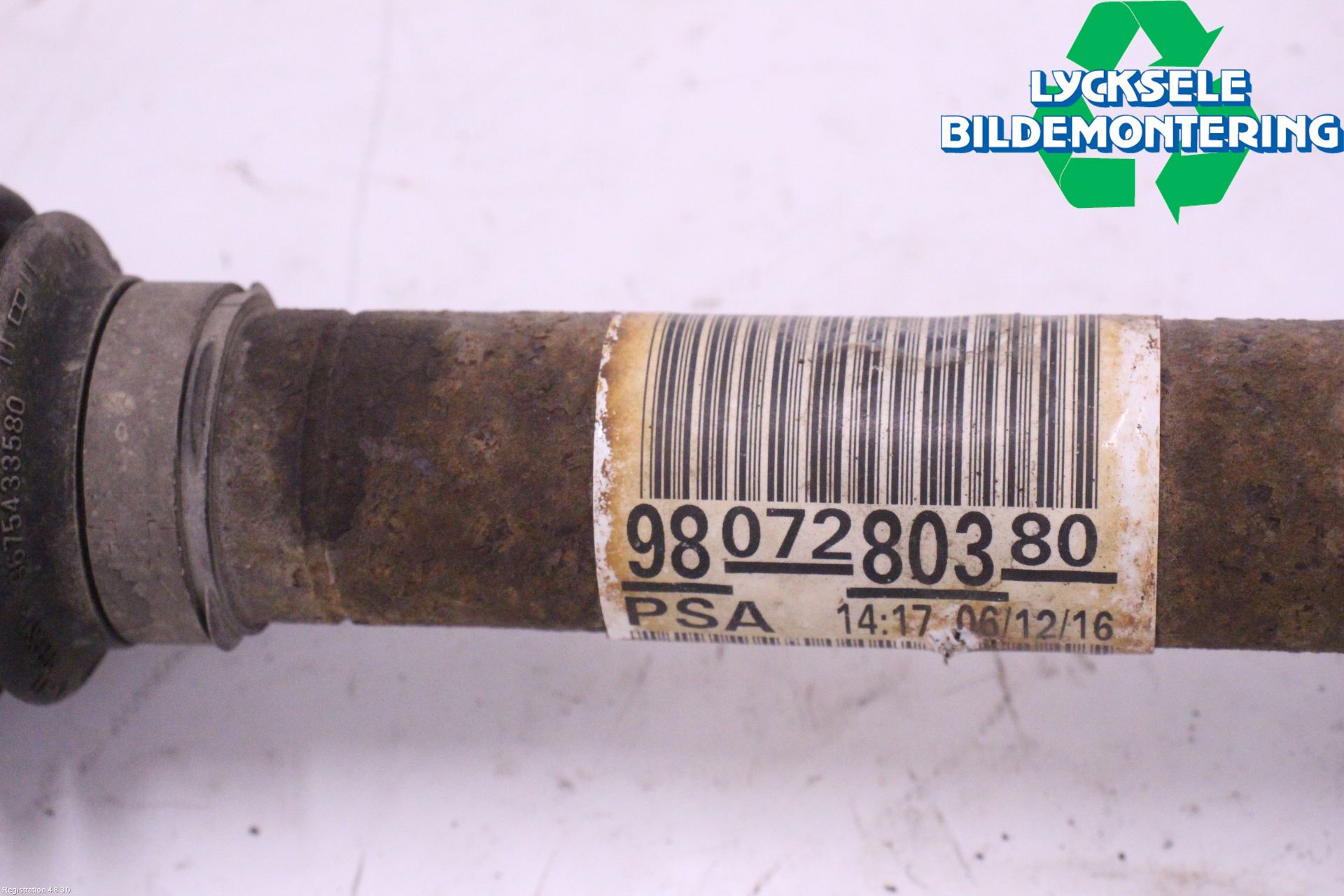 Peugeot 2008 13-20 Drivaxel Fram Höger