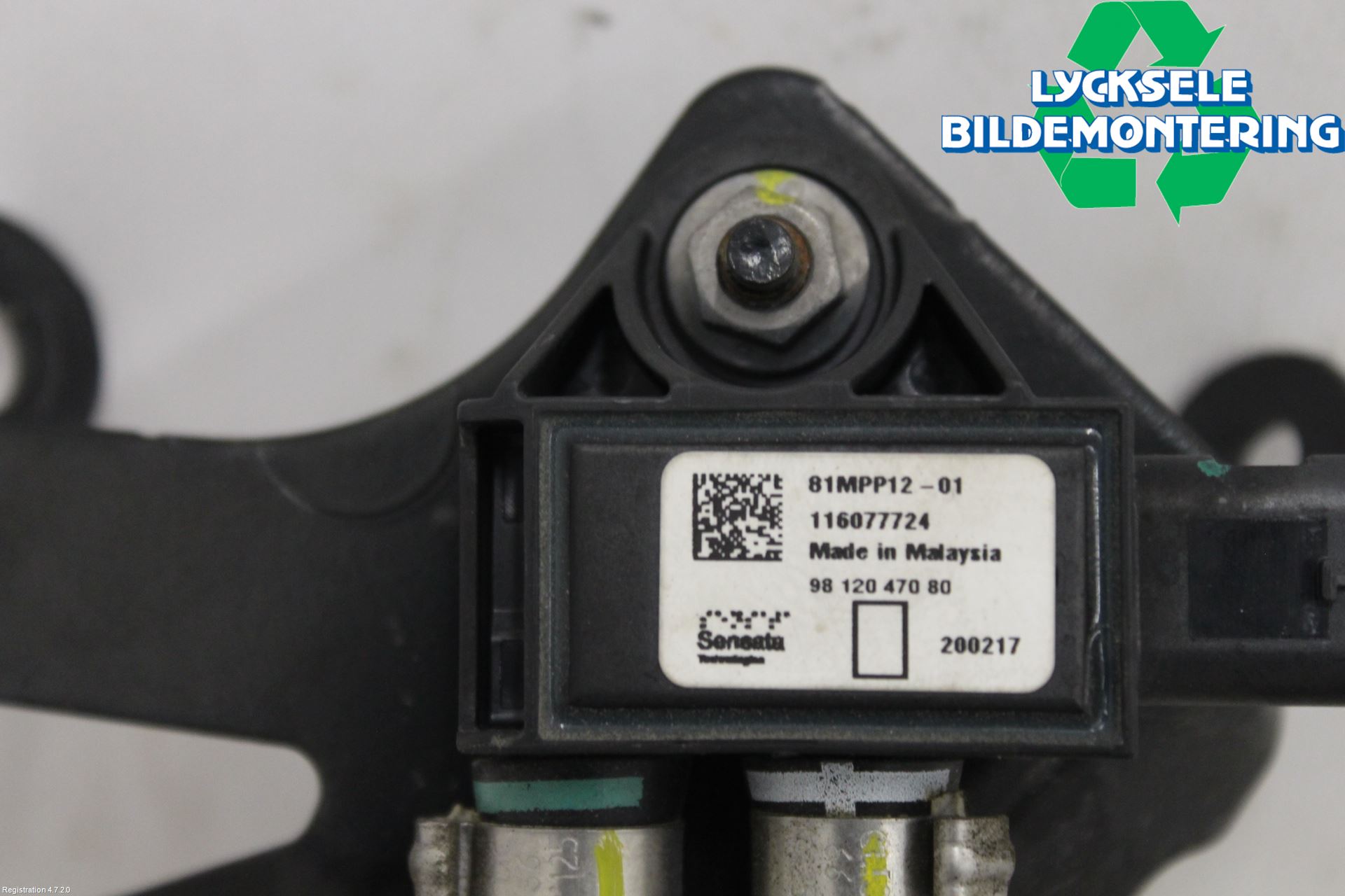 Peugeot 3008 17-24 Givare Temp-Tryck Avgas