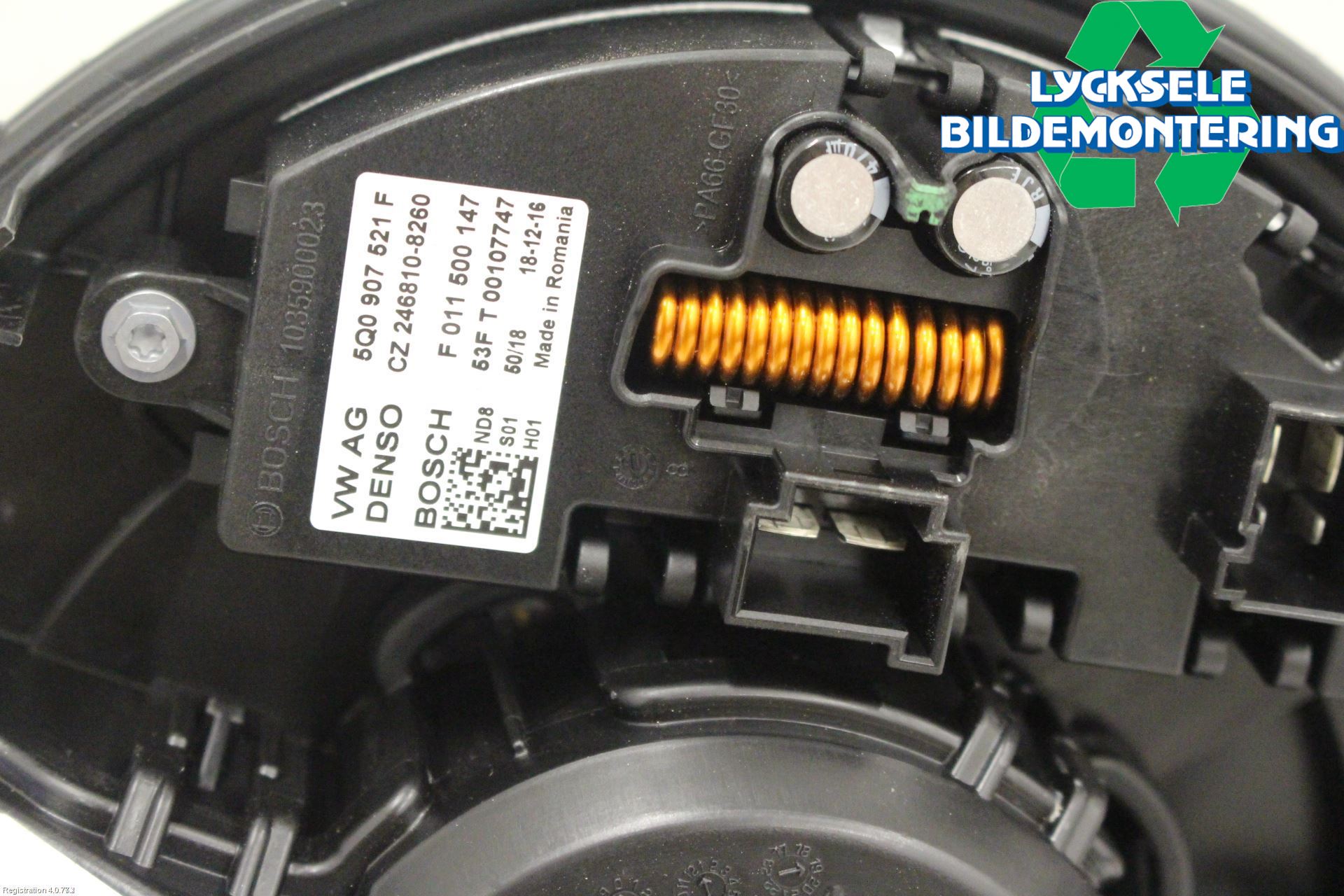 Volkswagen VW PASSAT 15-19 Värmefläkt