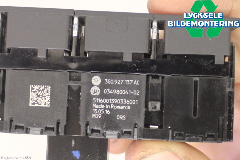 Volkswagen VW PASSAT 15-19 Strömställare Multifunktion