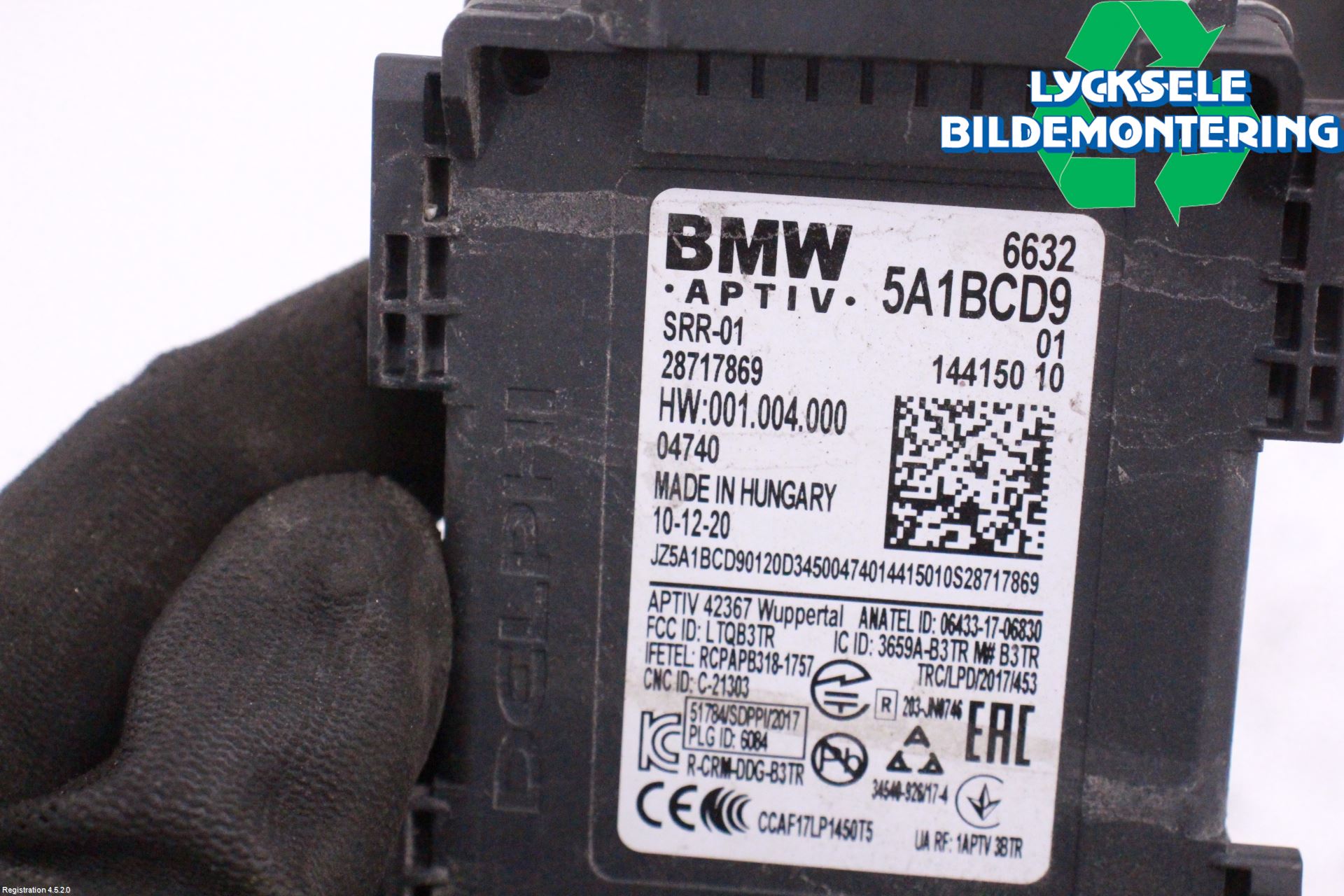 BMW X7 G07 19- Sensor Aktivt Kollisionsskydd