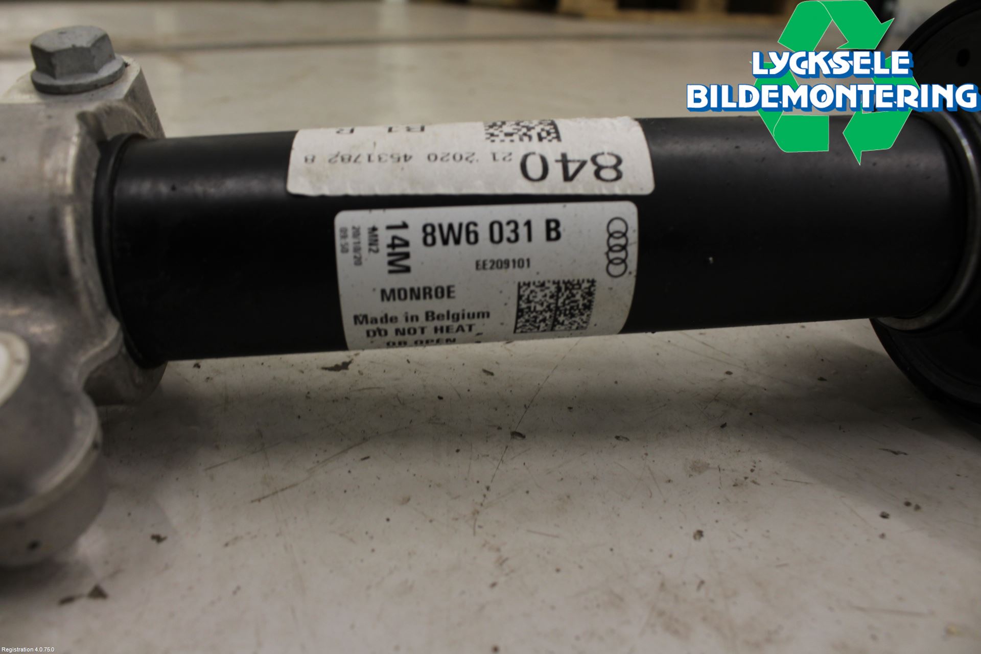 Audi A5 17- Fjäderben Fram Höger