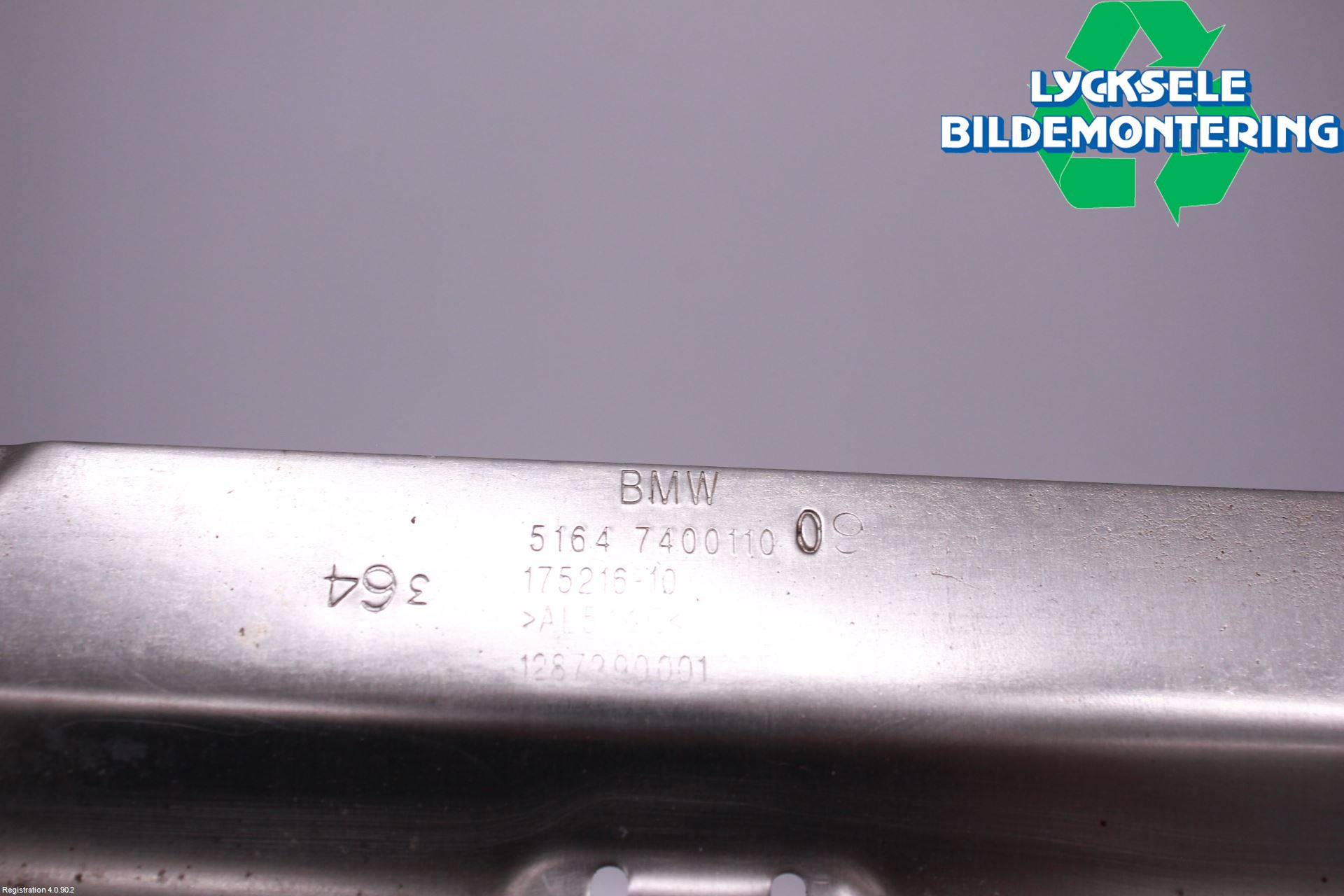 BMW X3 G01 18- Front Huvlåsplåt-Balk