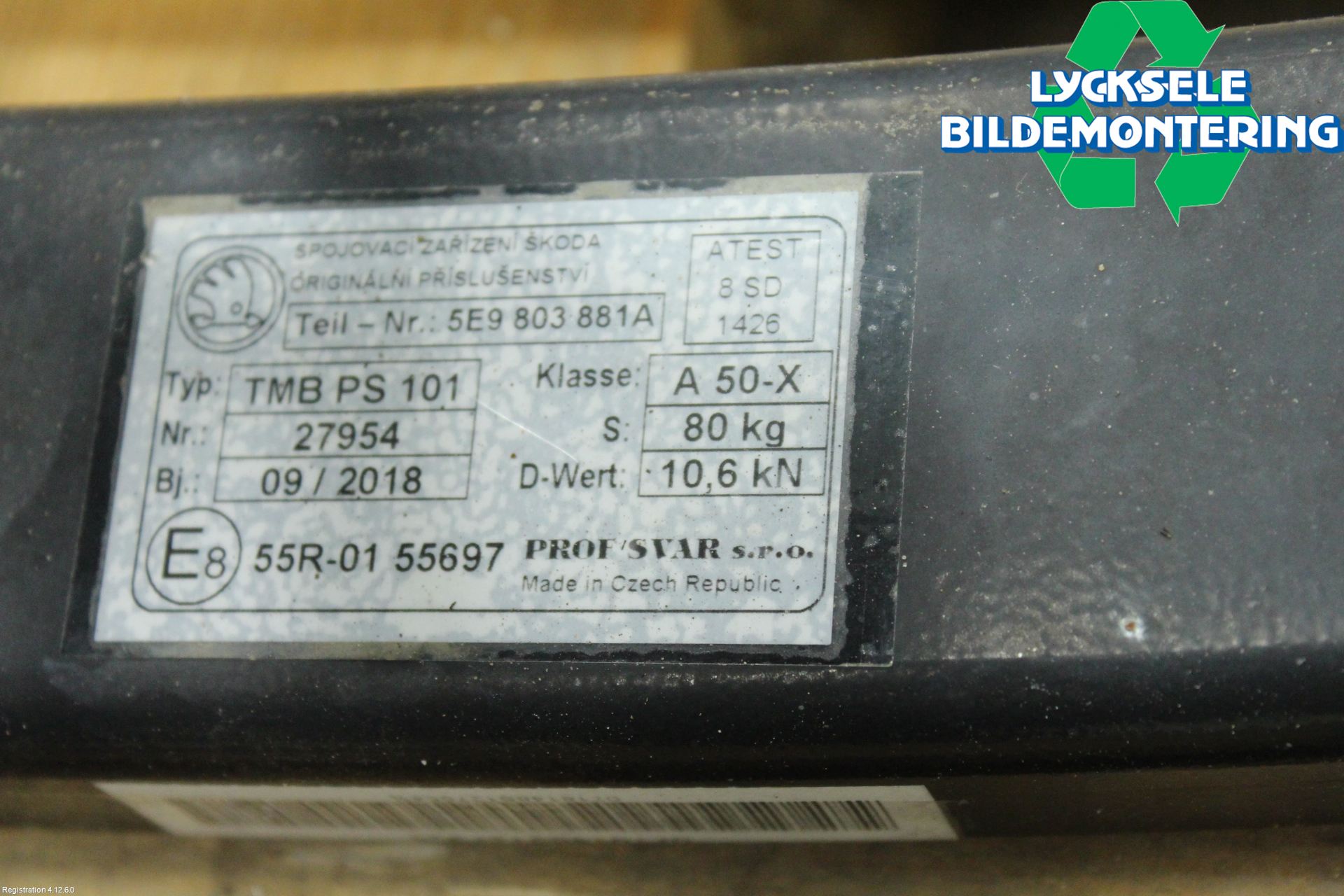 Skoda OCTAVIA (5E) 13-20 Dragkrok