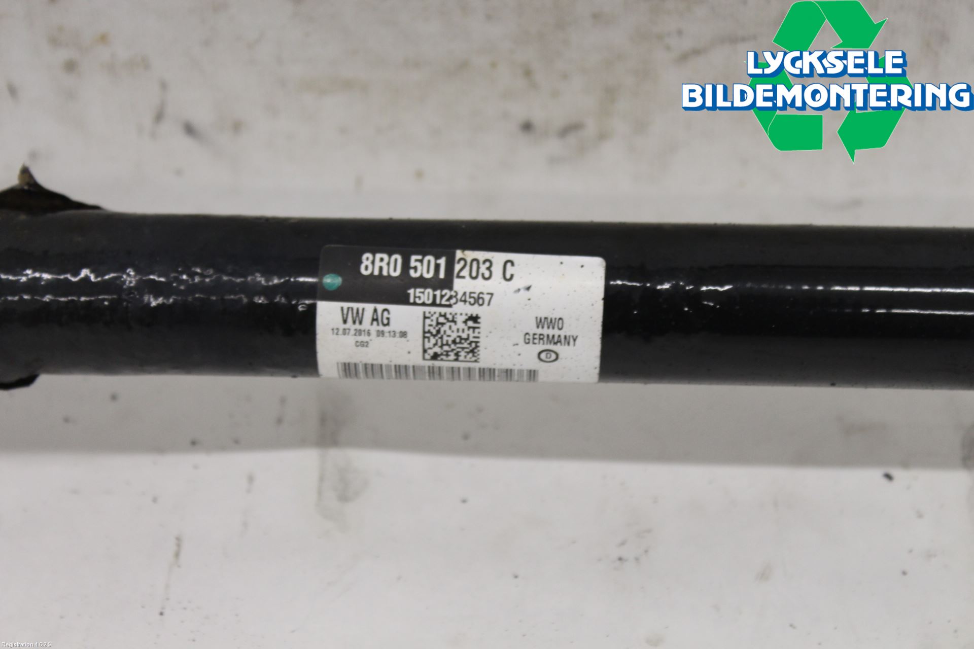 Audi Q5 09-16 Drivaxel Bak Vänster