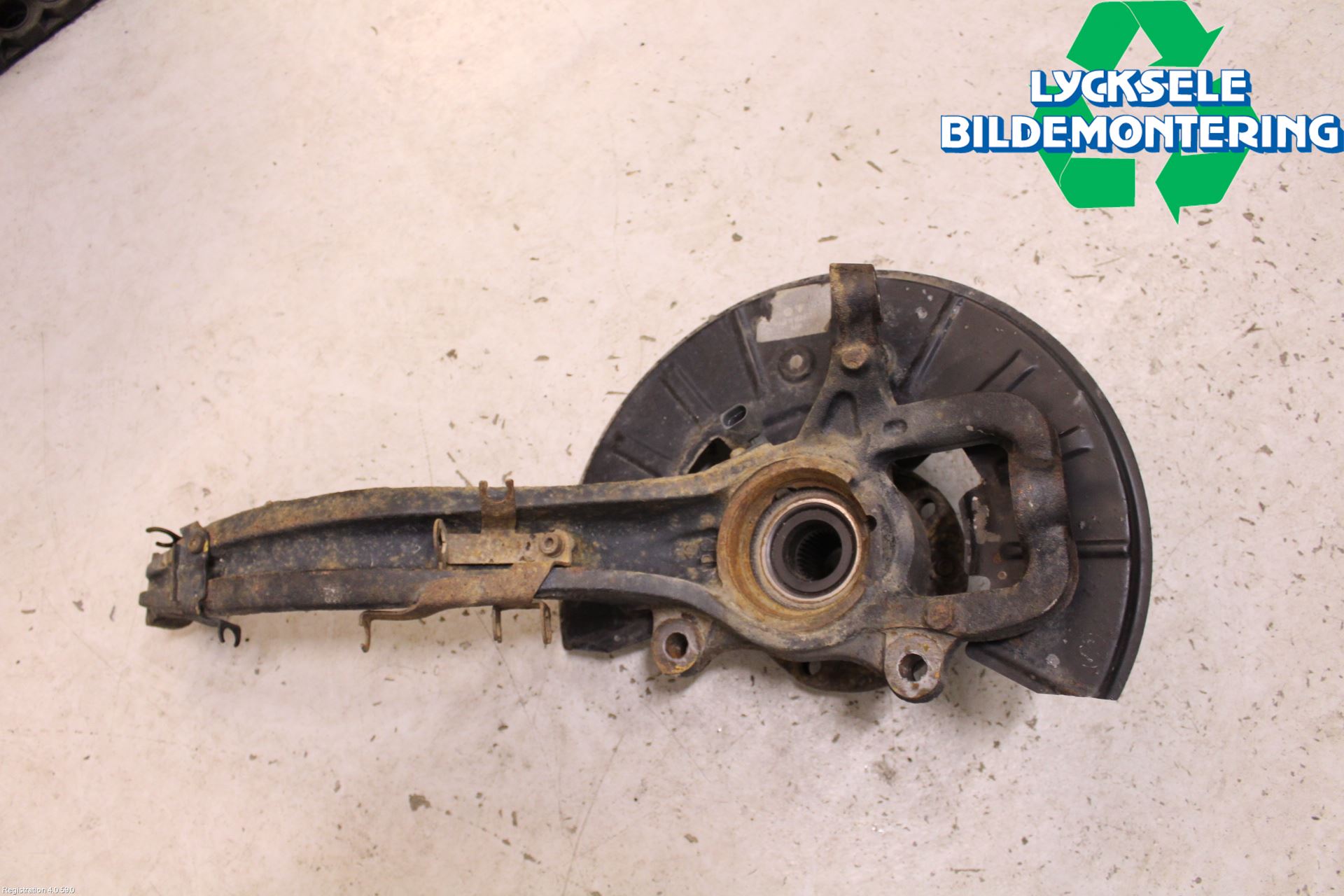 Volkswagen VW TOUAREG 7L 03-10 Styrspindel Lagerhus Hö