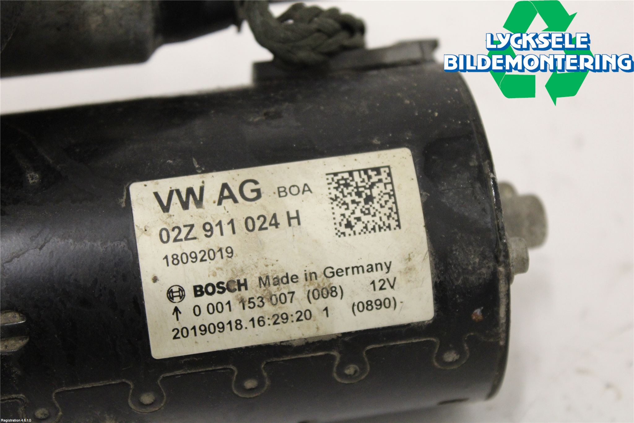 Volkswagen VW CADDY 16-20 Startmotor Diesel