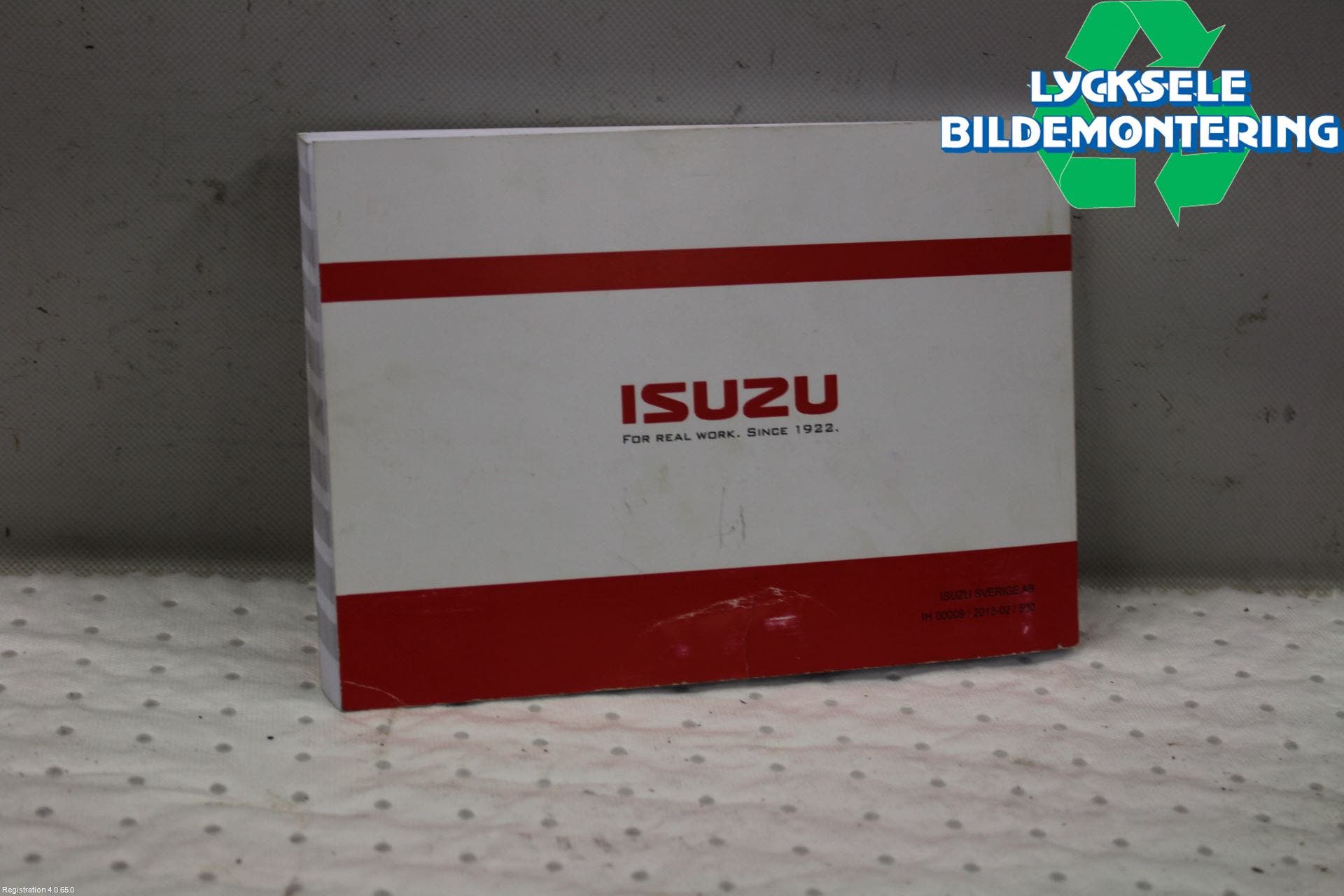 Isuzu D-MAX Instruktionsbok