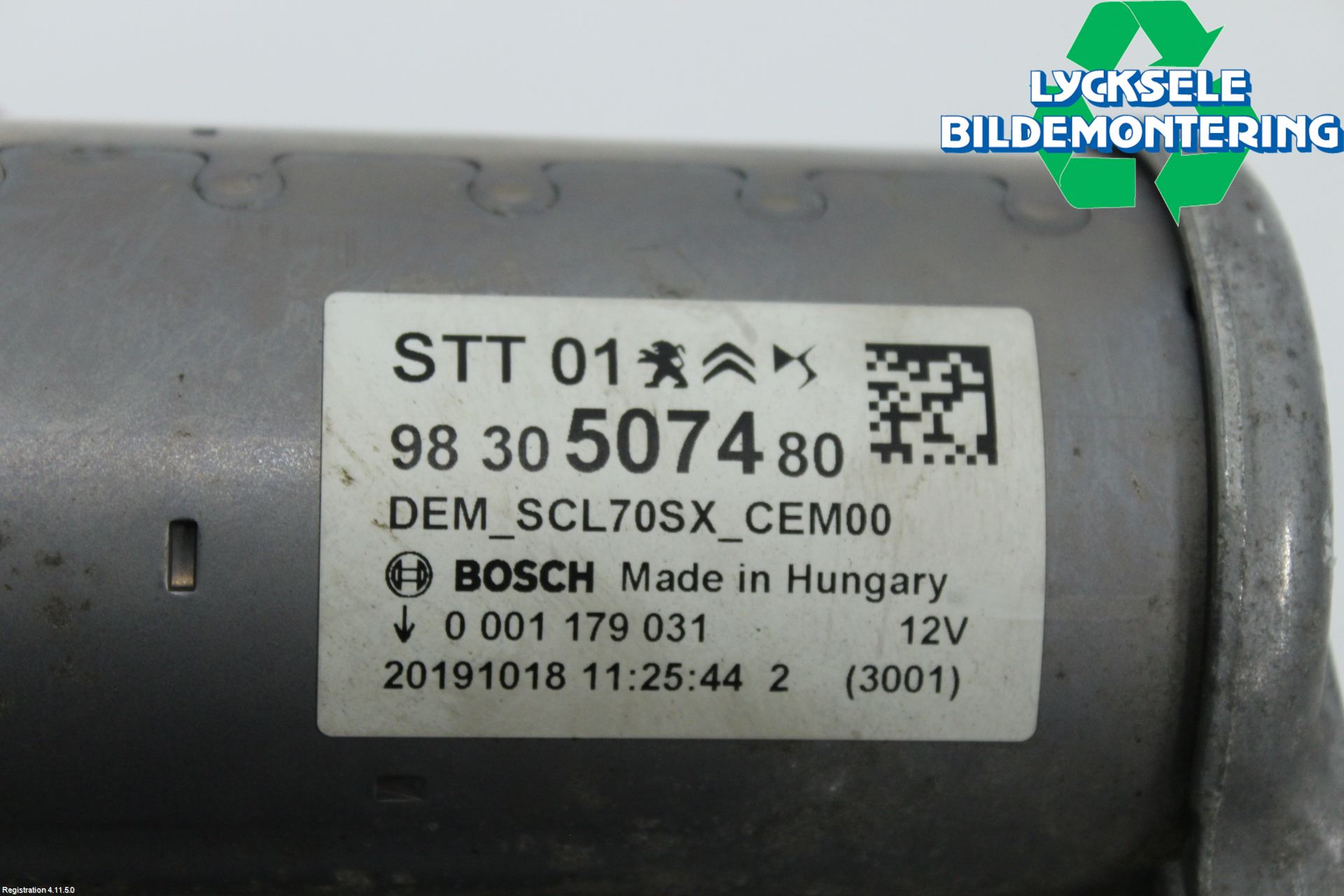 Peugeot PARTNER/E-PARTNER 19- Startmotor