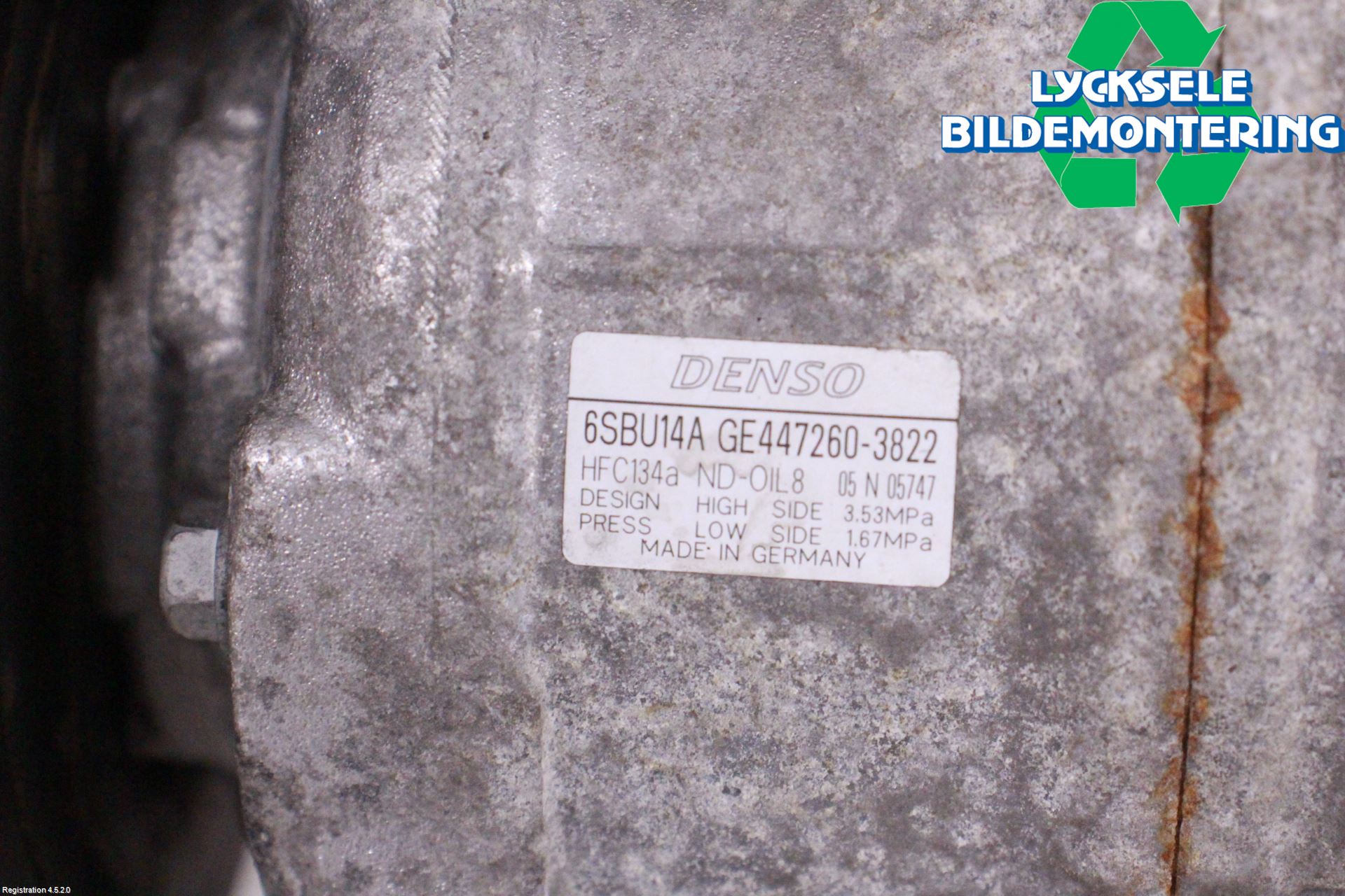 BMW 5 F10/F11/F18 09-17 Ac Kompressor