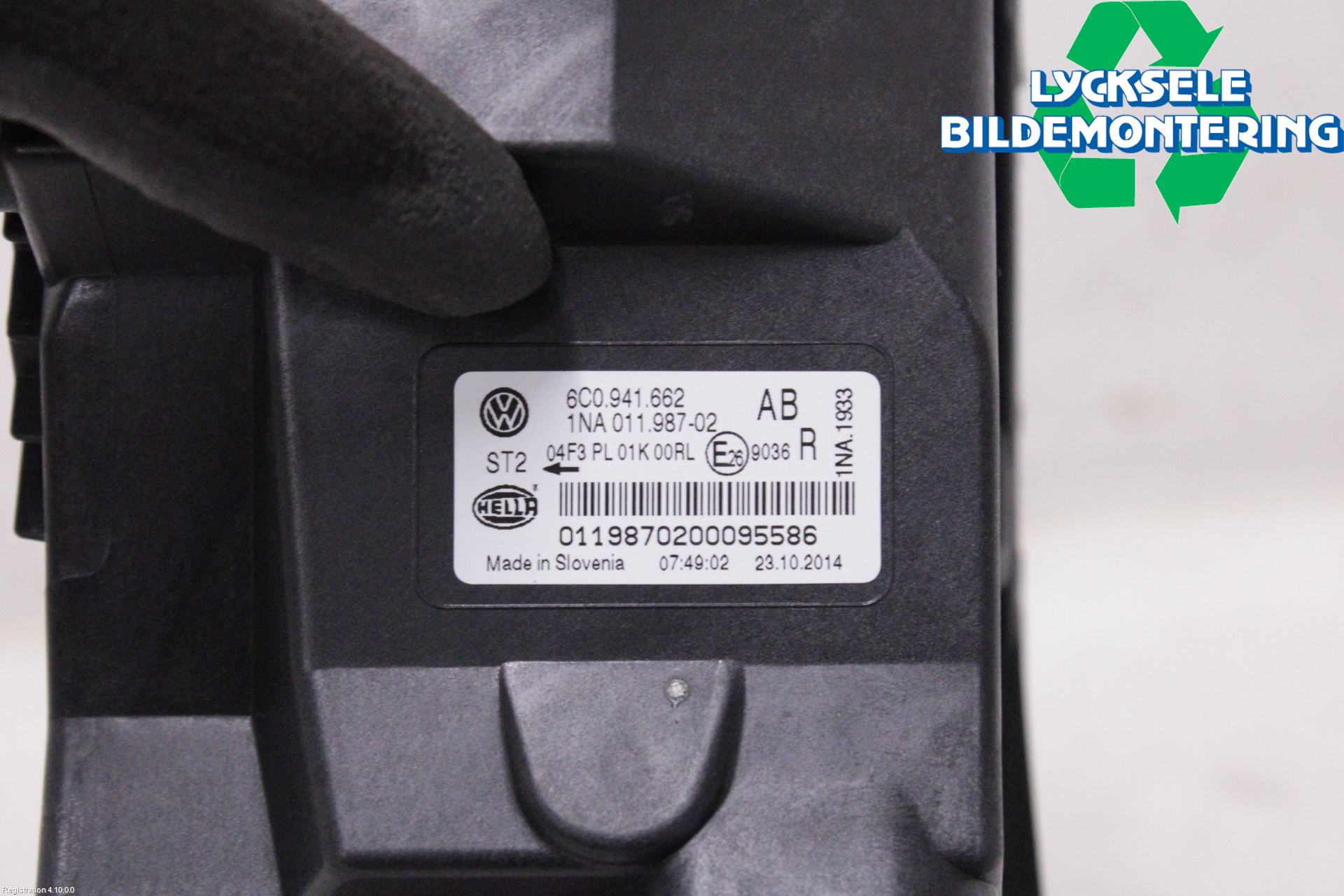 Volkswagen VW POLO 10-17 Dimljus-Varselljus Fram