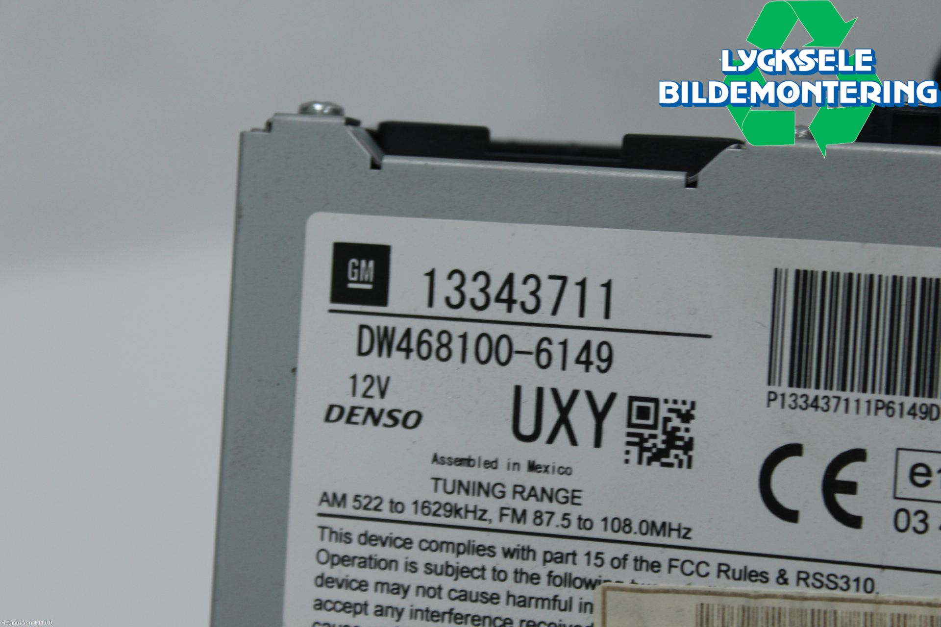 Saab 9-5 10-12 Cd Radio - Multimediapanel