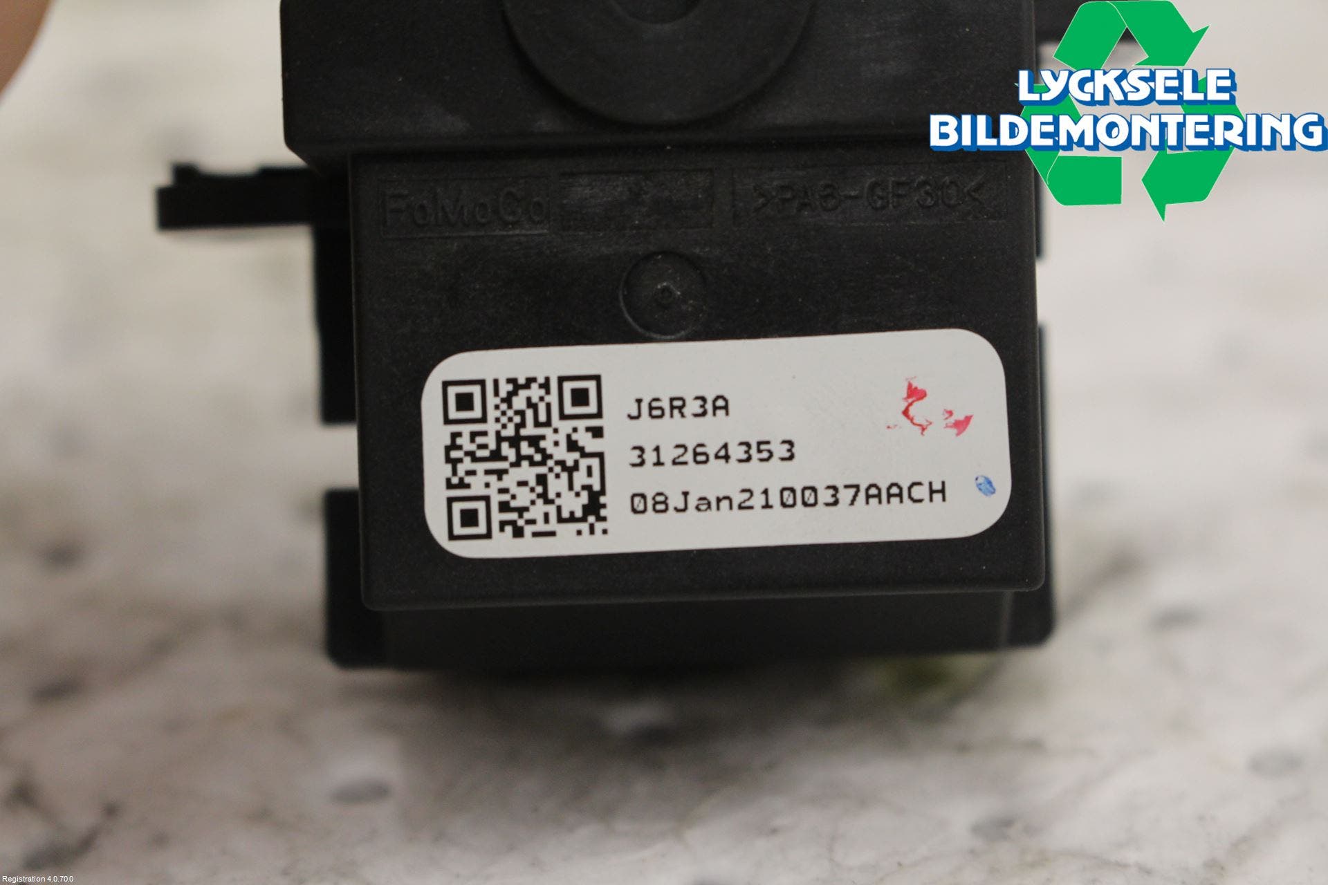 Volvo V70 08-13 Spak Torkar-Spolomk