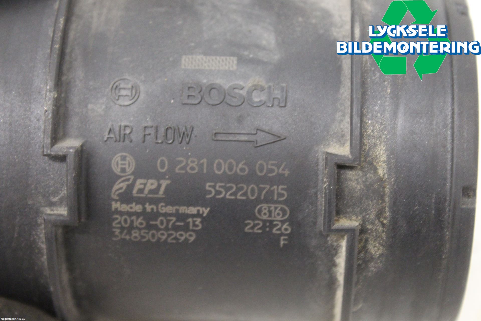 Jeep RENEGADE Injluftmassamätare