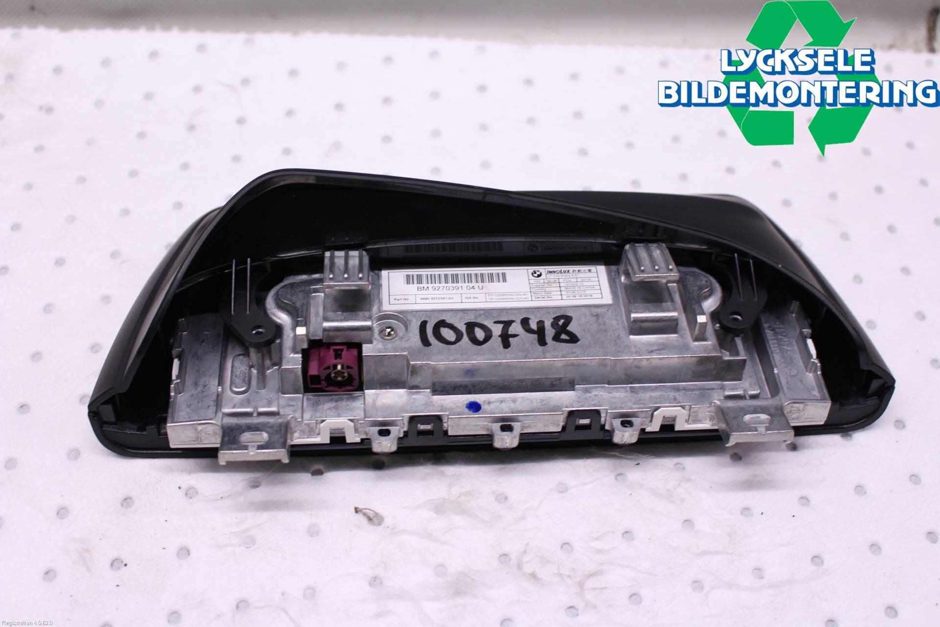 BMW 1 F20/F21 11-19 Bildskärm