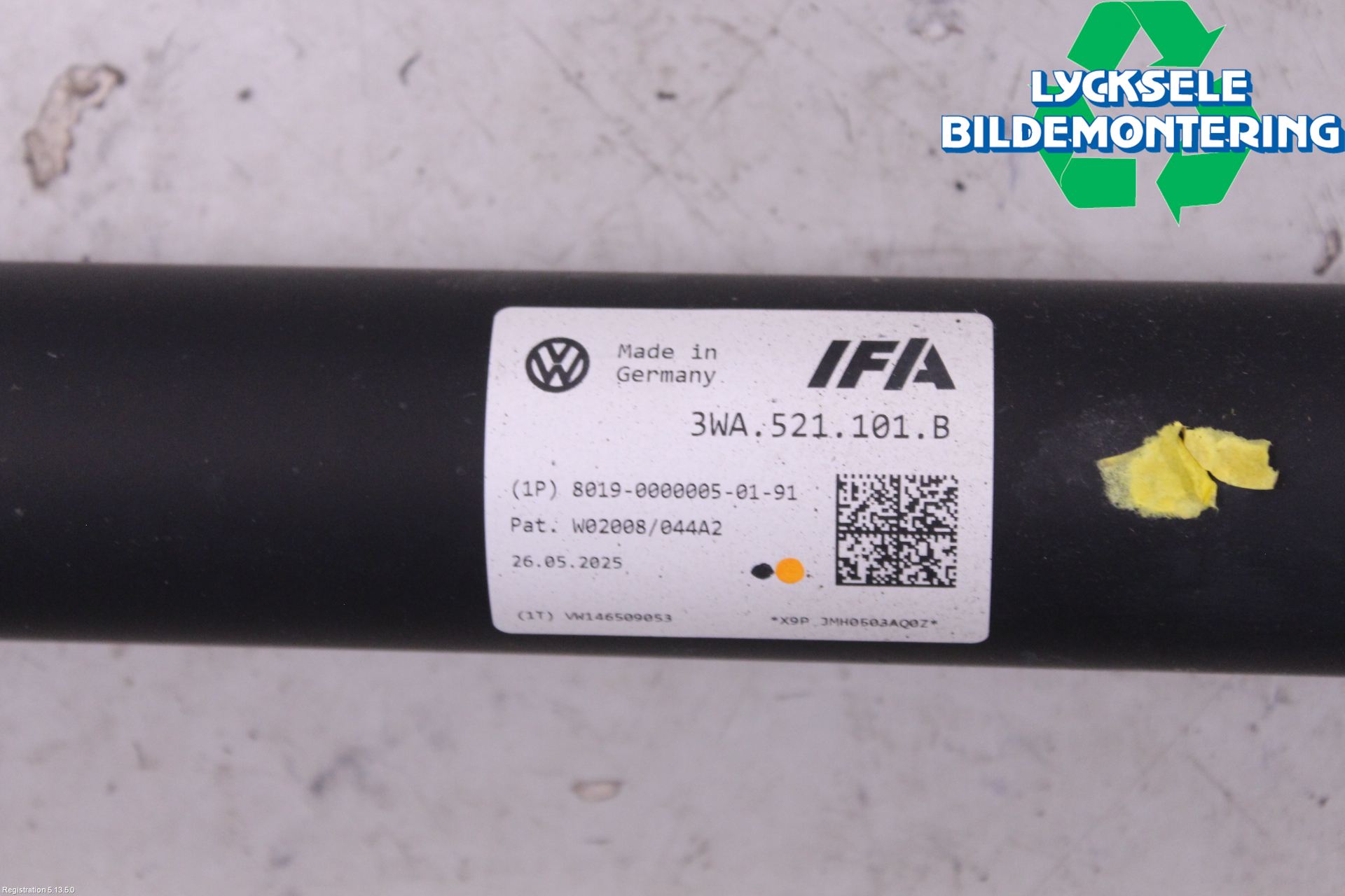 Volkswagen VW PASSAT 24- Mellanaxel Komp