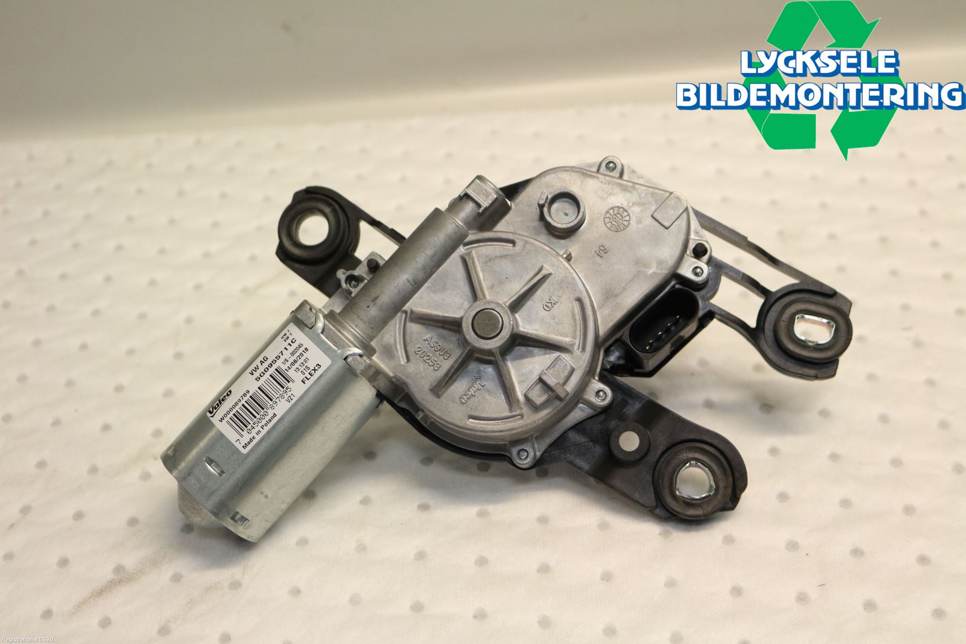 Volkswagen VW GOLF / E-GOLF VII 13-20 Torkarmotor Baklucka