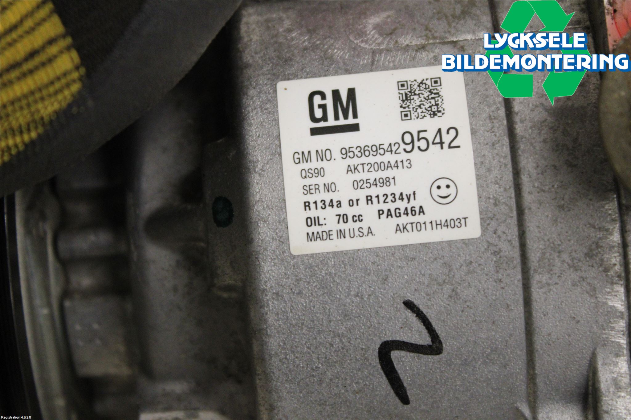 Opel MOKKA 13-20 Ac Kompressor