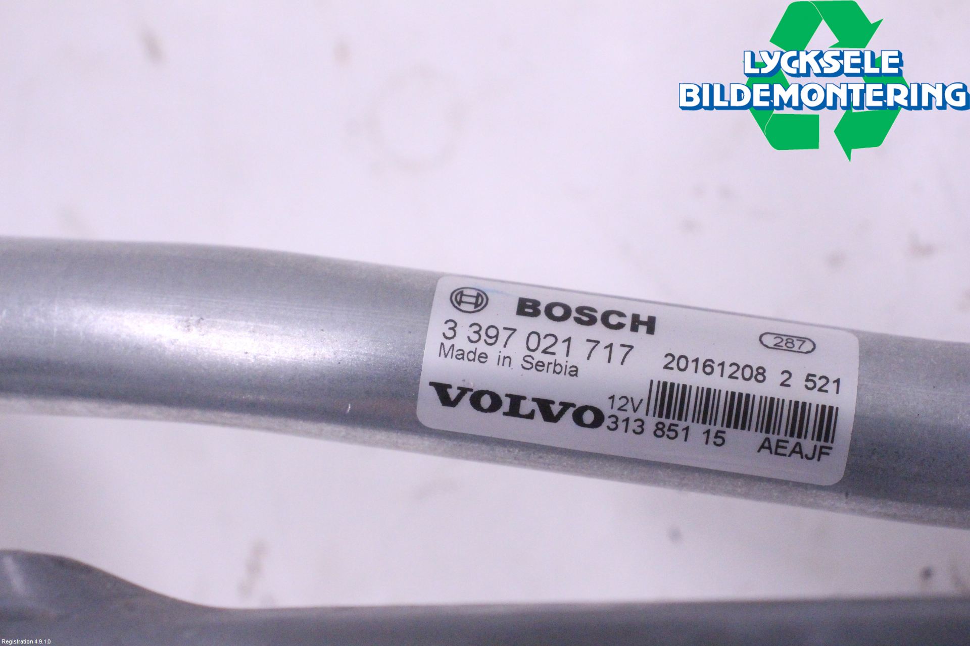 Volvo V90 17->> Torkarmekanism Vindruta
