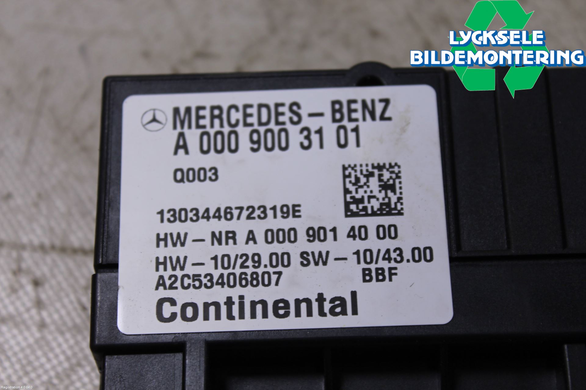 Mercedes-Benz MB SPRINTER (W906) 06-18 Styrenhet Bränslepump
