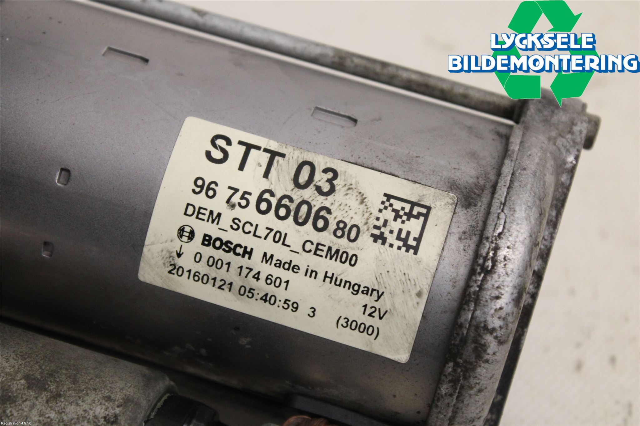 Citroen BERLINGO 08-18 Startmotor Diesel