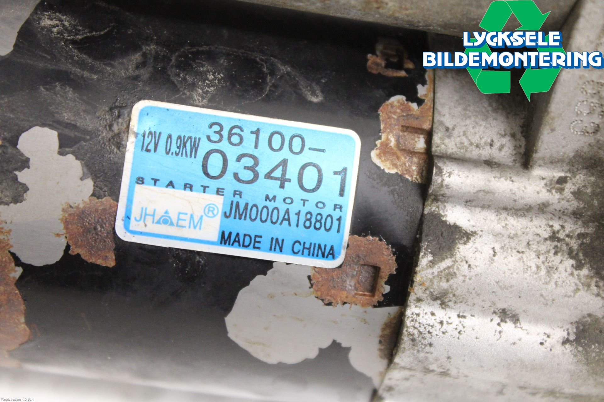 Kia PICANTO 12-17 Startmotor