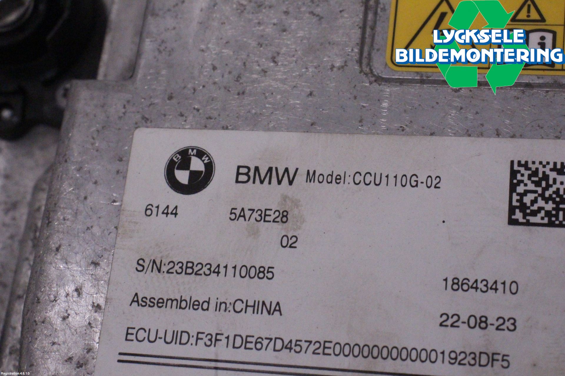 BMW 4/i4 G26 GRAN COUPÉ 21- Batteriladdare Högspänning