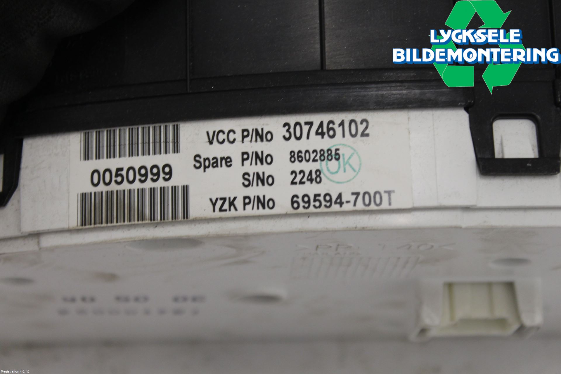 Volvo XC70 05-07 Instrument Komb