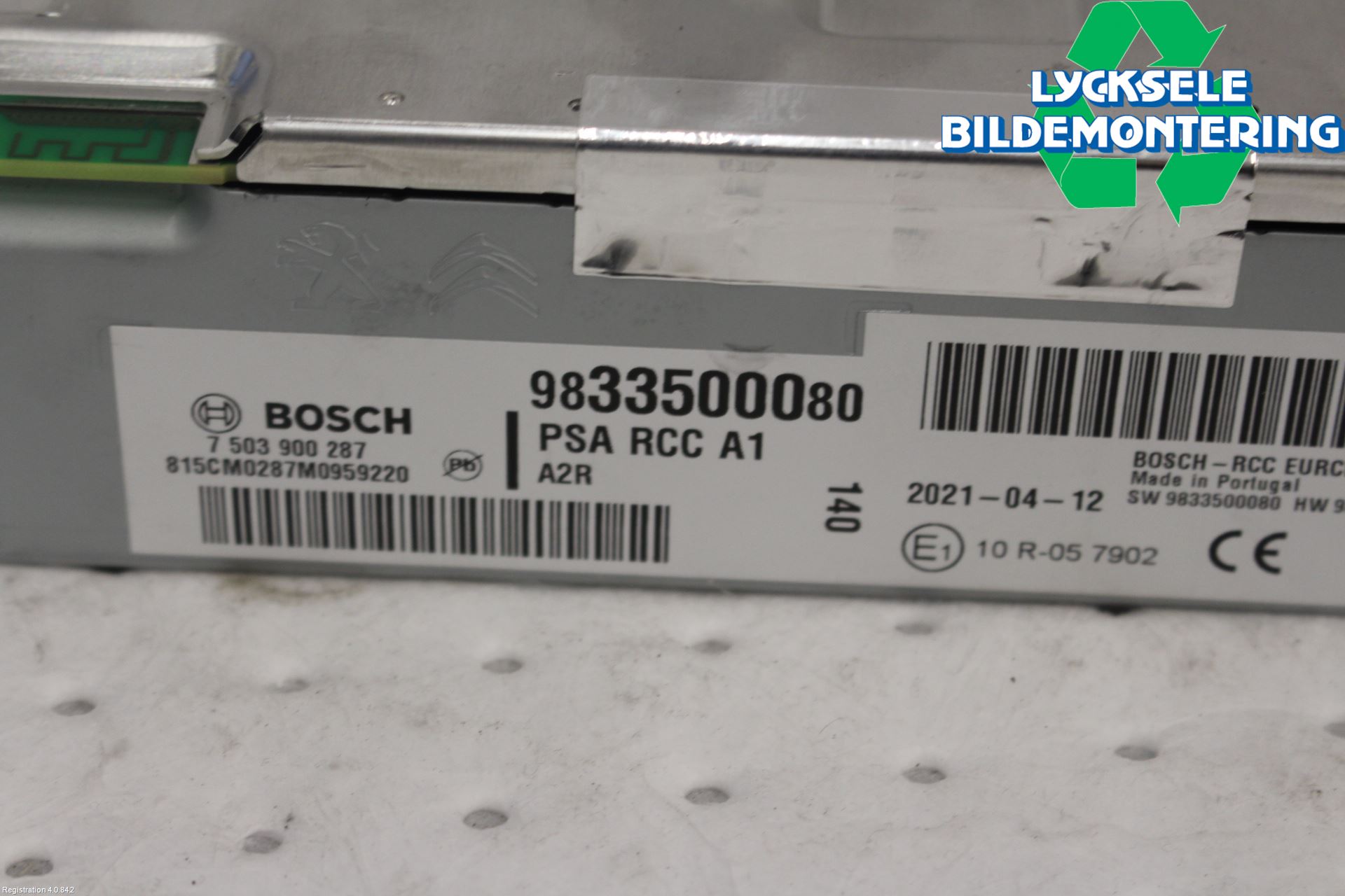 Citroen COTROEN C3 17-24 Cd Radio - Multimediapanel