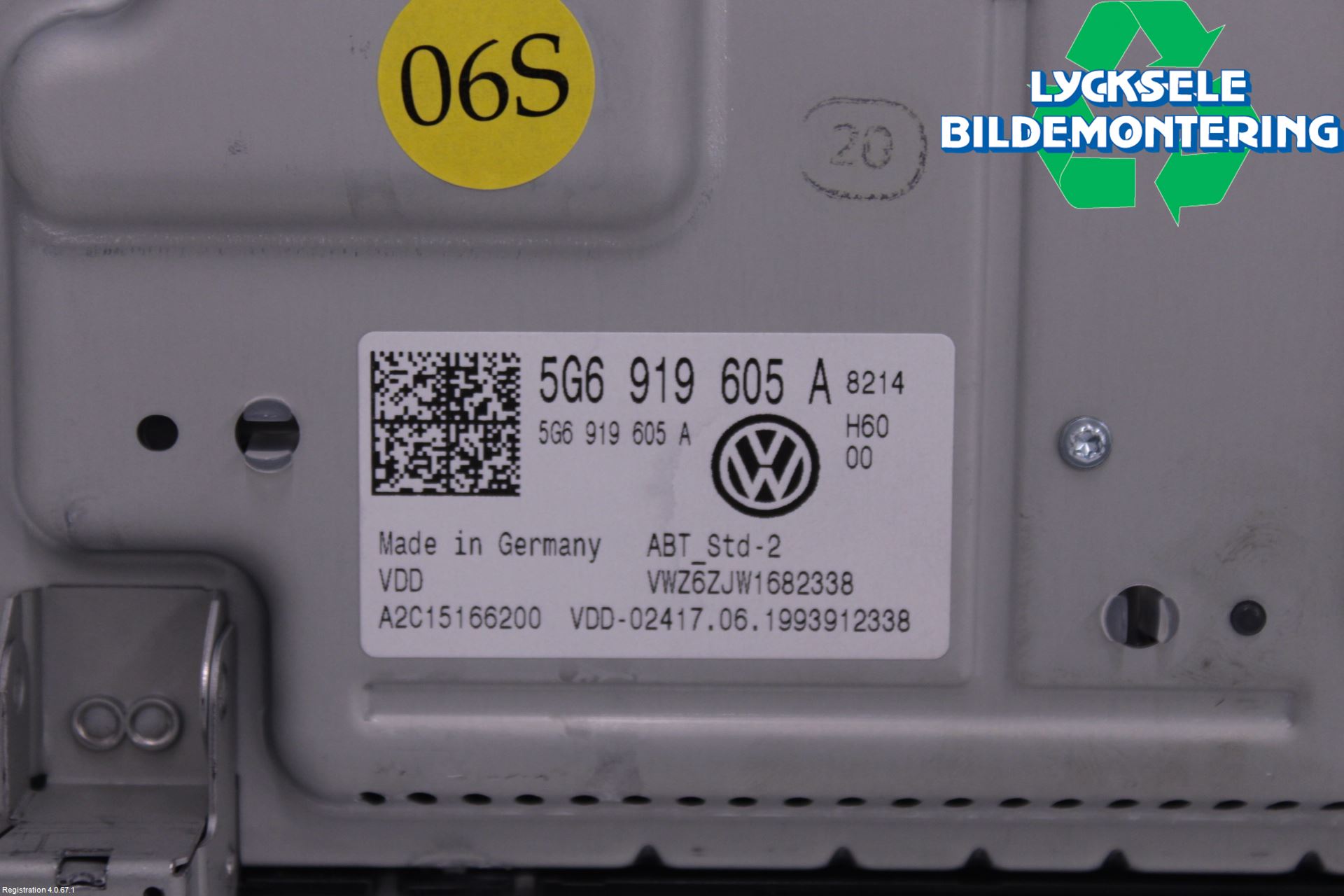 Volkswagen VW T-CROSS 19- Multifunktionsdisplay