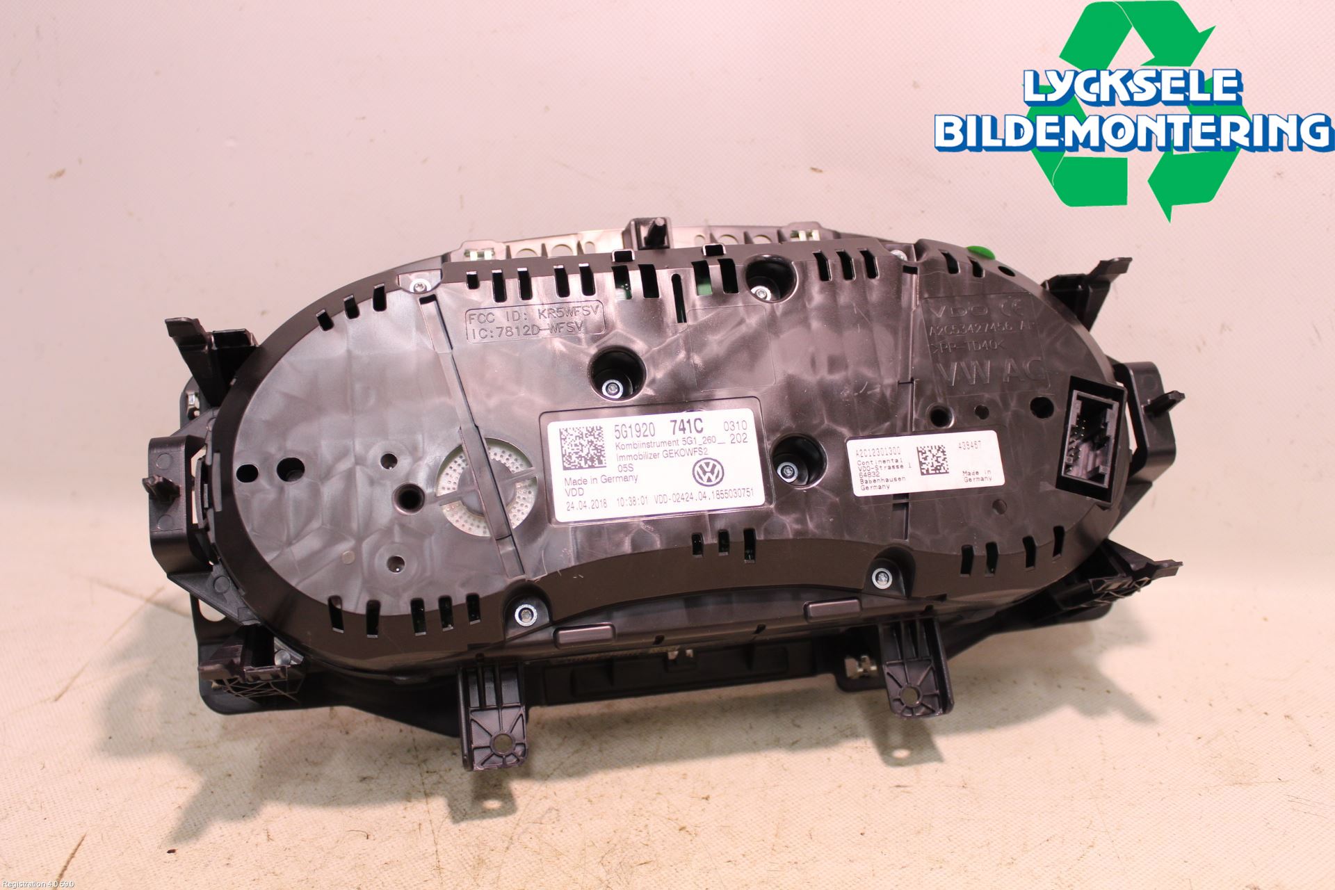 Volkswagen VW GOLF / E-GOLF VII 13-20 Instrument Komb