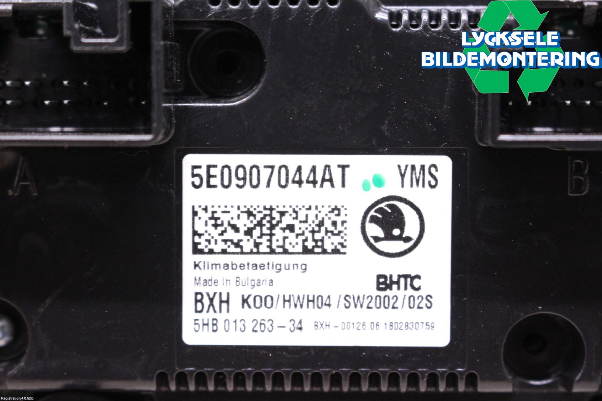 Skoda OCTAVIA (5E) 13-20 Ac Styrenhet Ac Manöveren