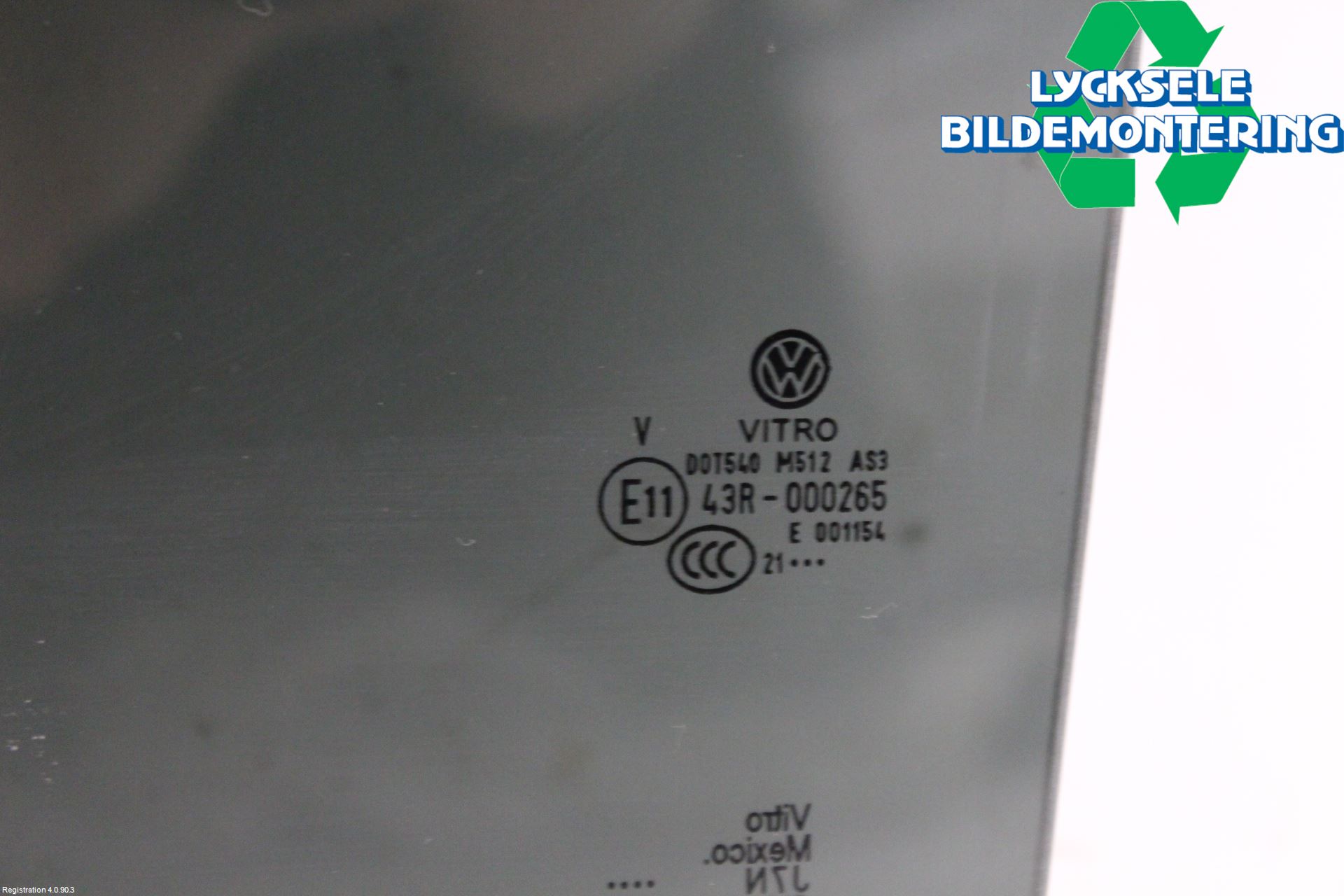 Volkswagen VW TIGUAN 16-24 Dörruta Bak Vänster