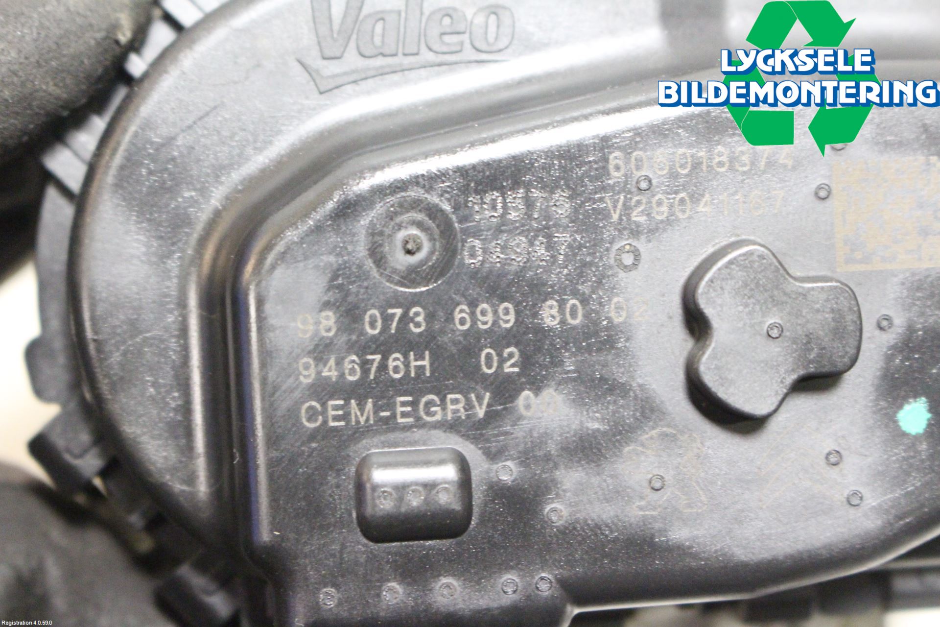 Citroen BERLINGO 08-18 Egr Ventil