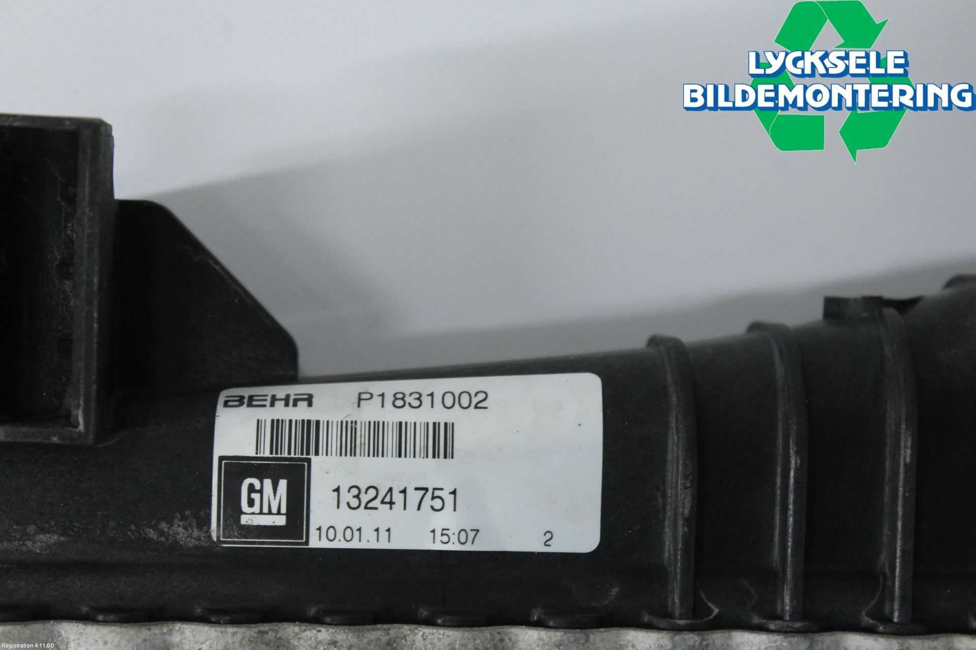 Saab 9-5 10-12 Laddluft-Intercooler Kyl