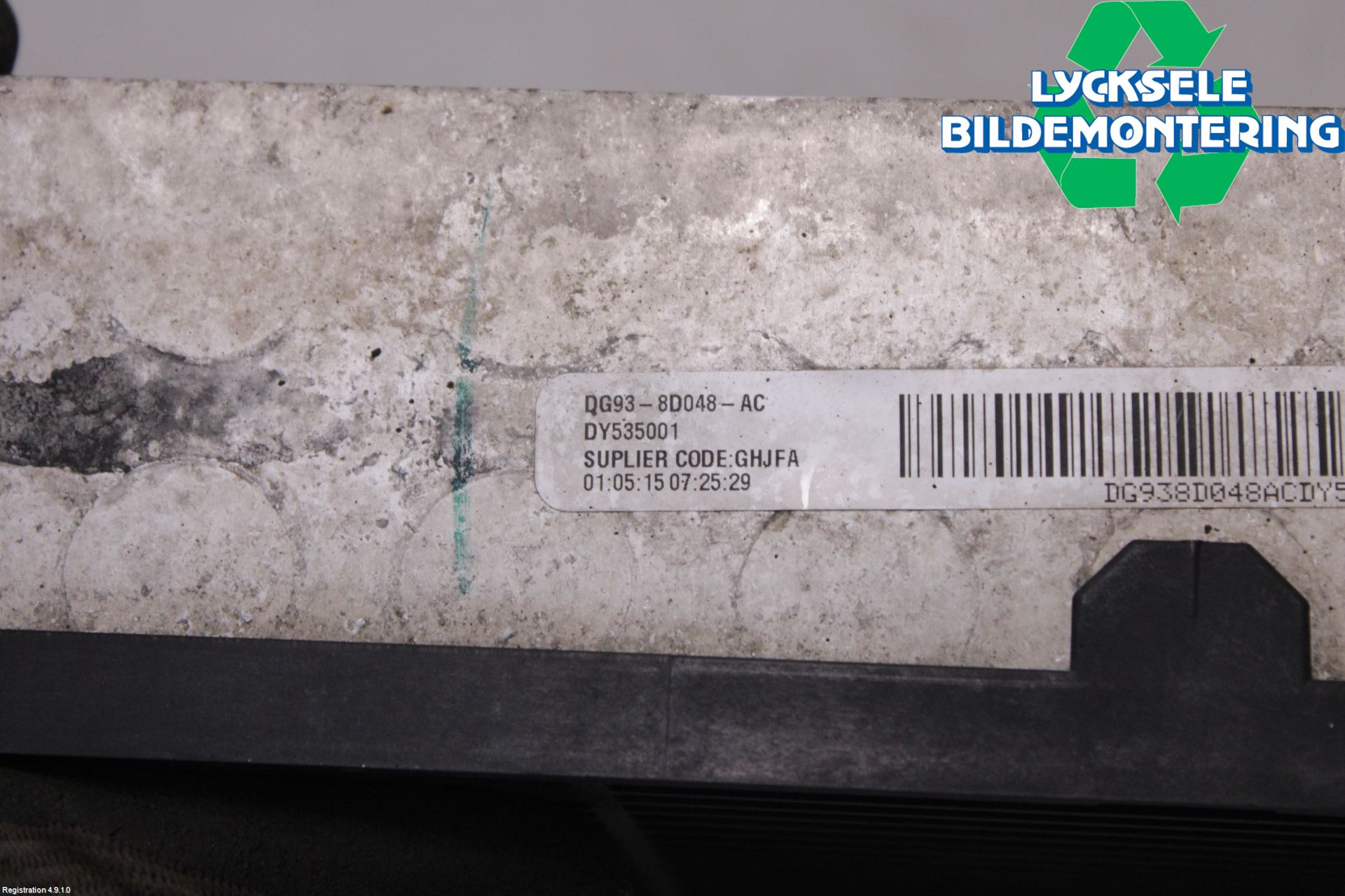 Ford MONDEO 15-22 Laddluft-Intercooler Kyl