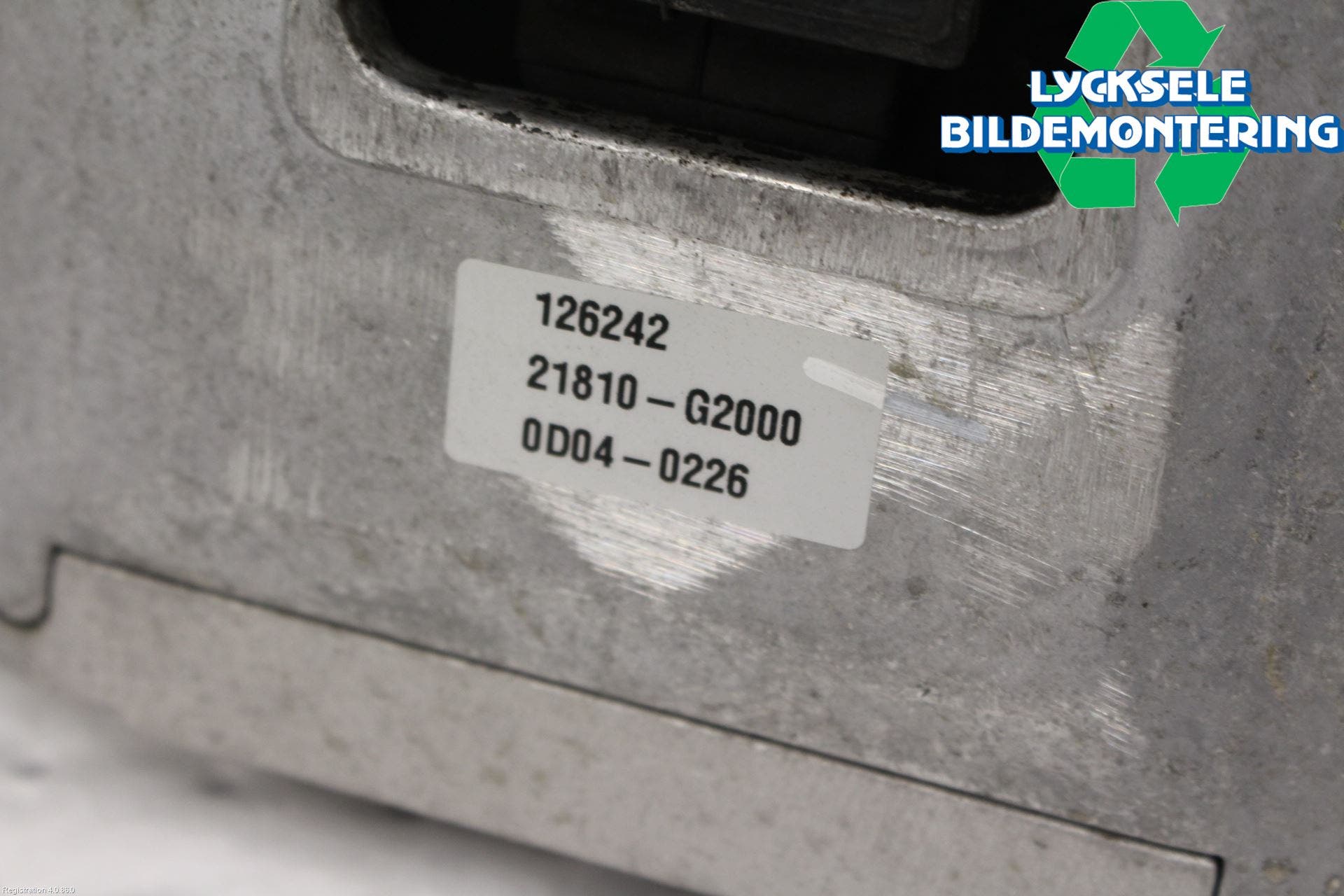 Kia NIRO (DE) 17-22 Motorfäste