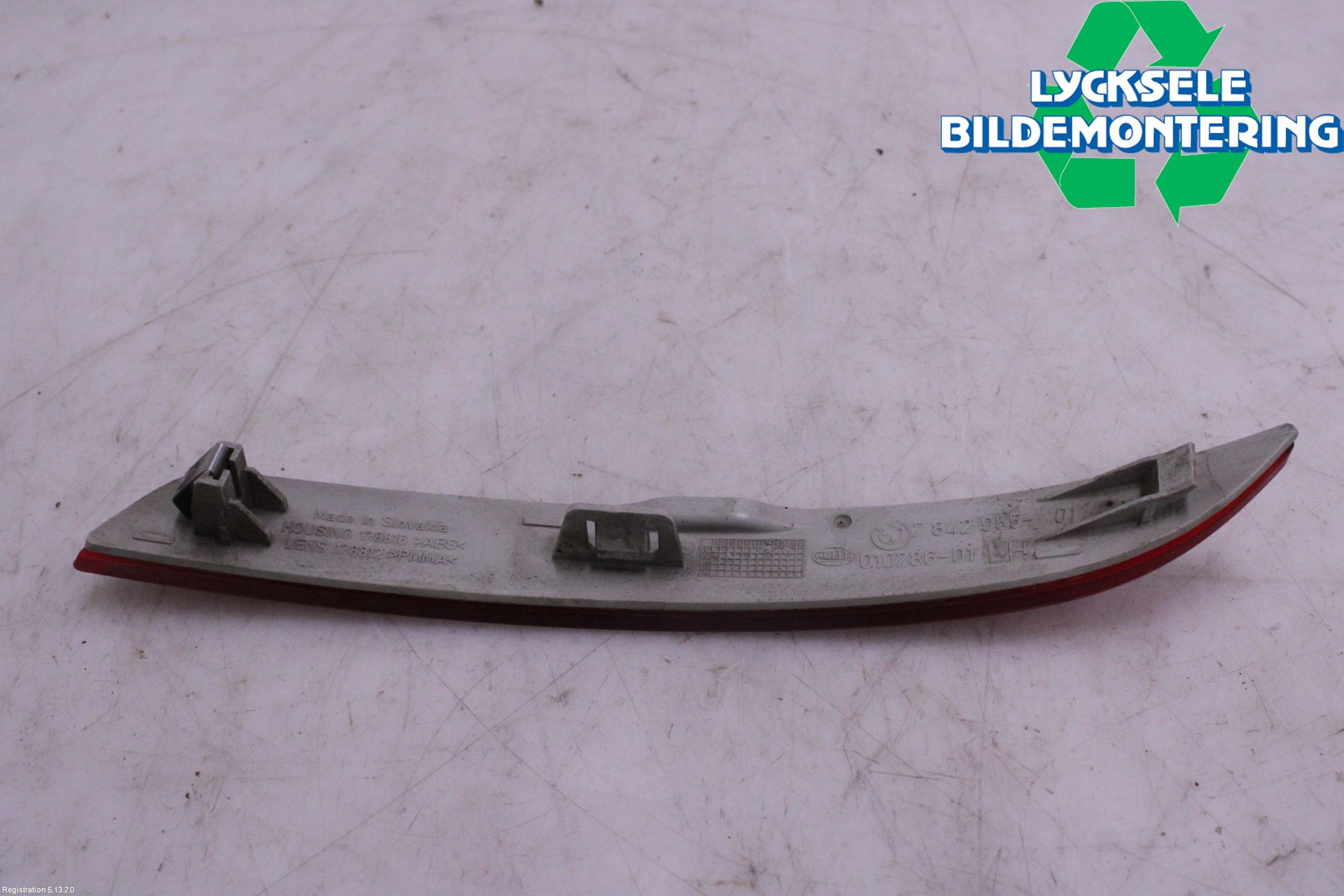 BMW 5 F10/F11/F18 09-17 Dimljus/Reflex Bak