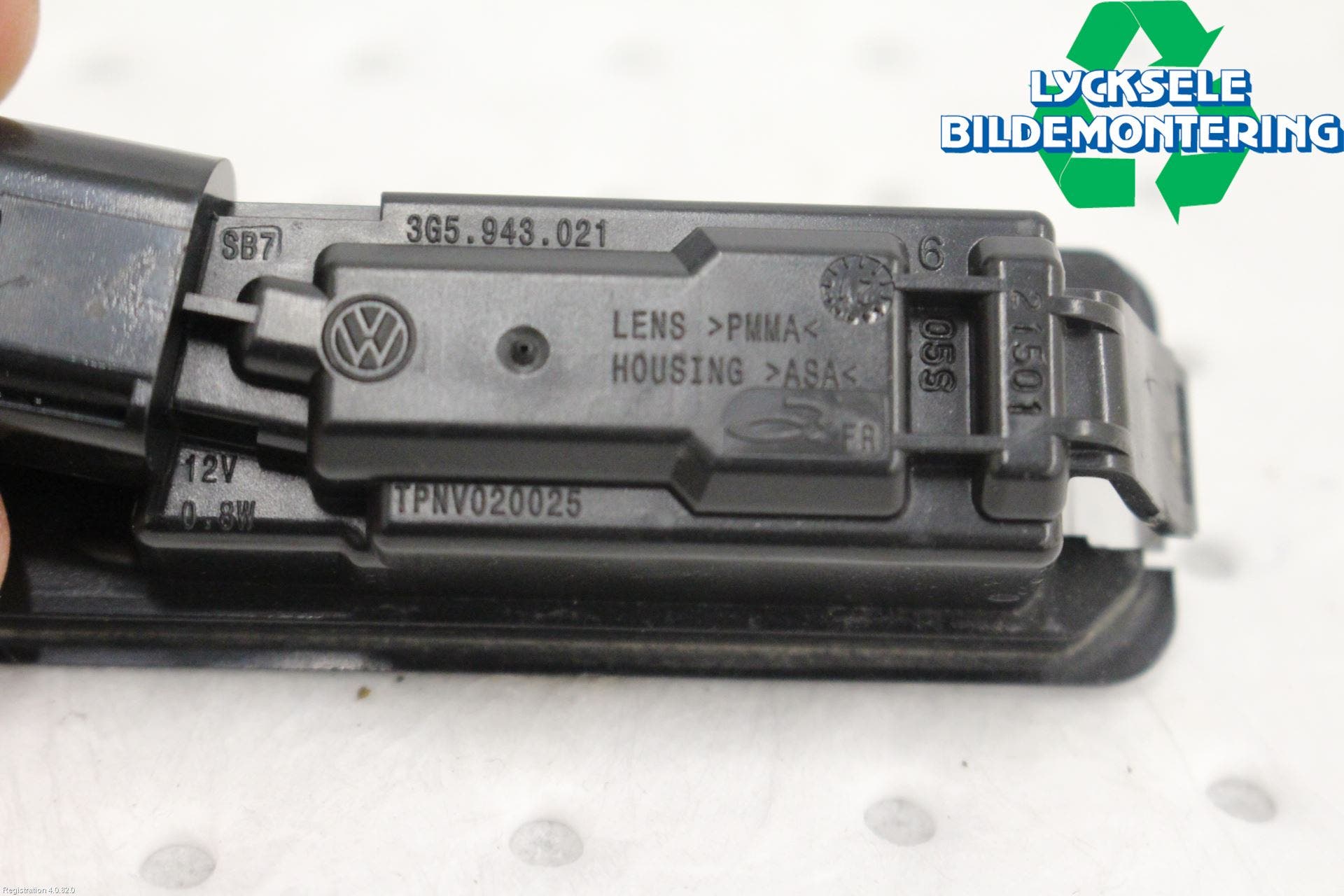 Volkswagen VW T-ROC 18- Skylt Belysning