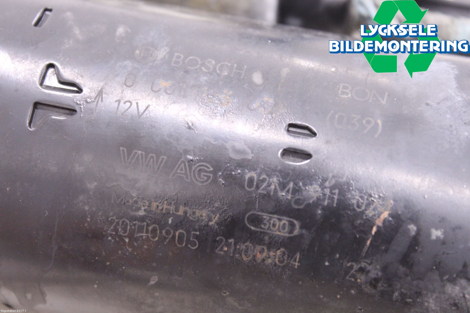 Skoda SUPERB 09-15 Startmotor Diesel