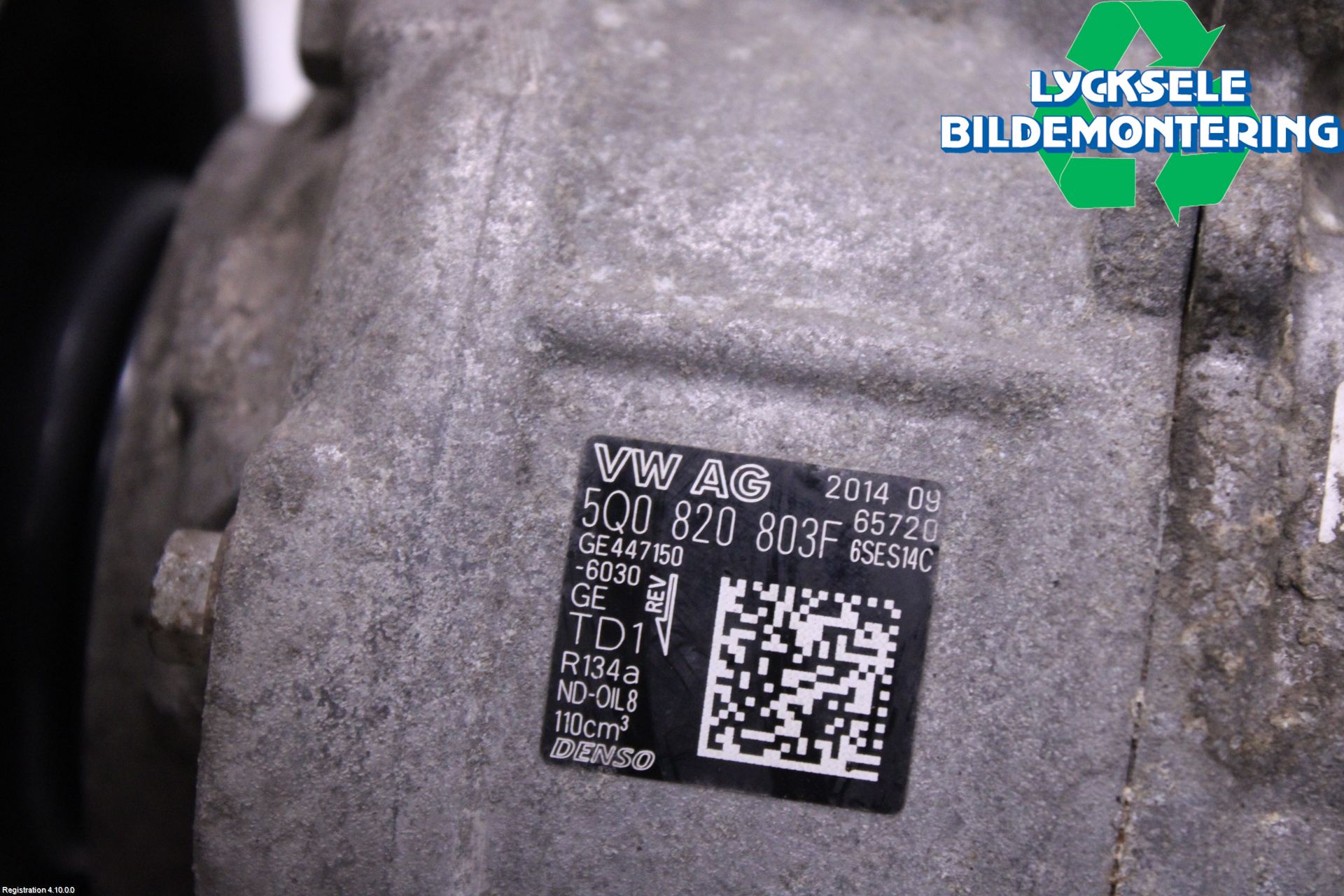 Volkswagen VW GOLF / E-GOLF VII 13-20 Ac Kompressor