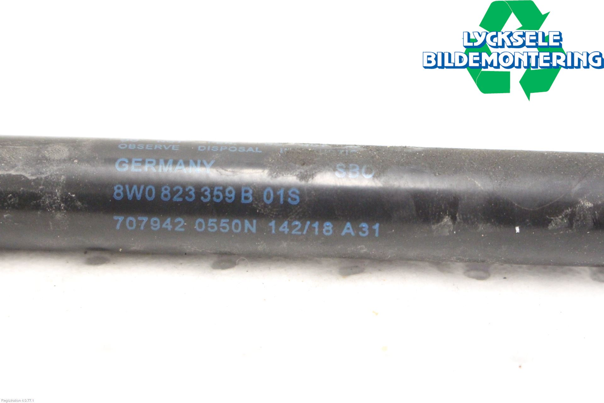 Audi A4/S4 B9 16-19 Gasfjäder Motorhuv