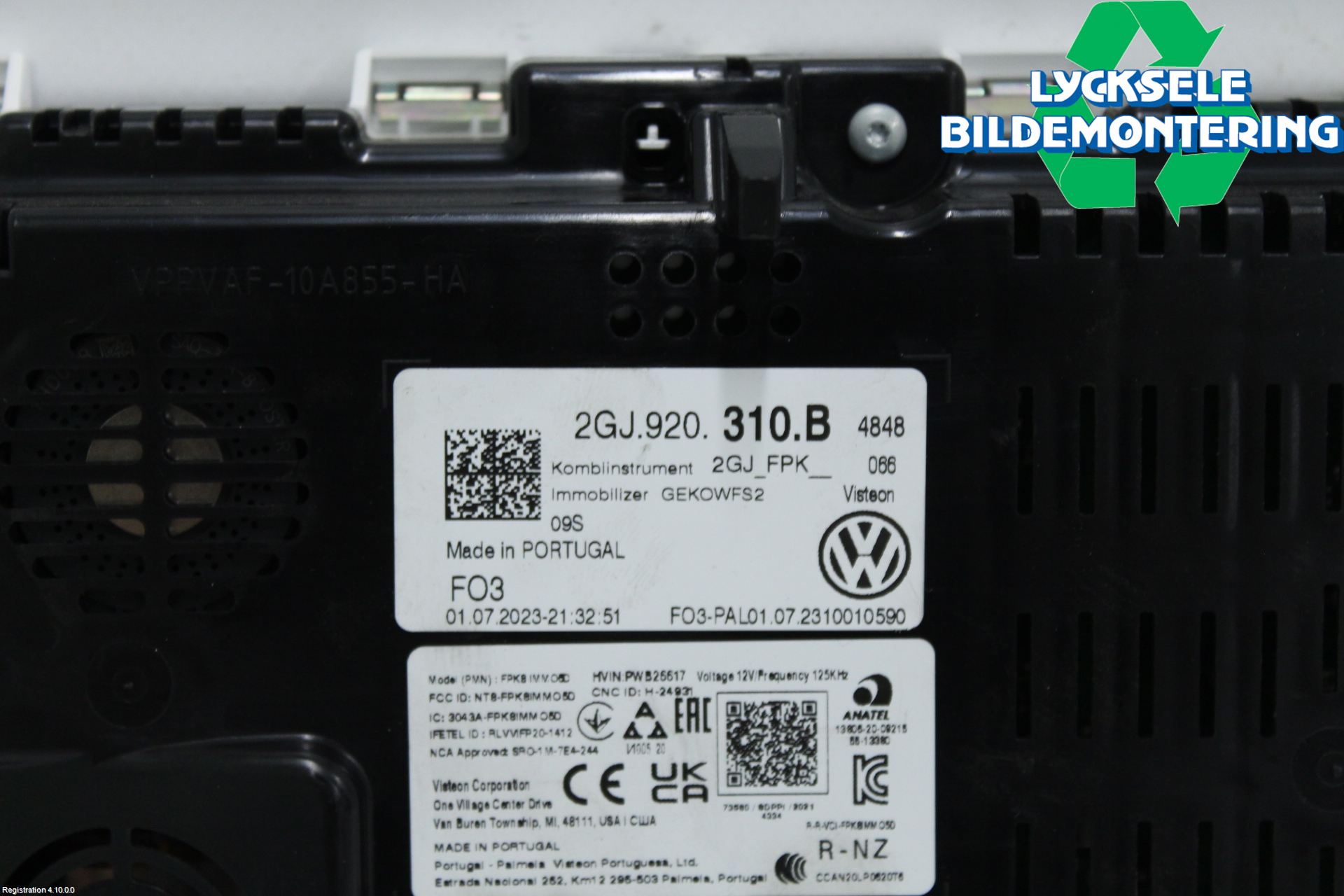Volkswagen VW T-ROC 18- Instrument Komb