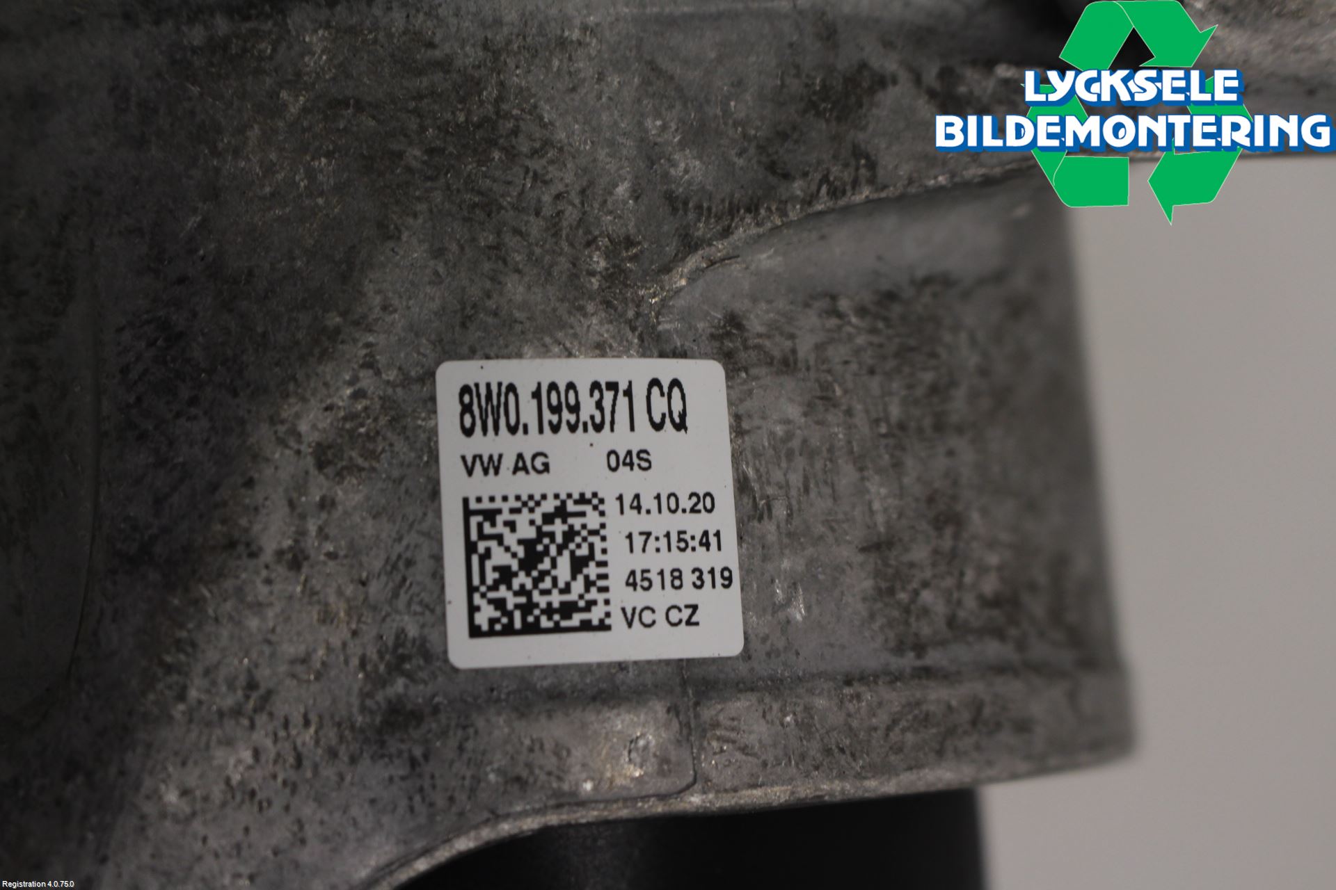 Audi A5 17- Motorfäste