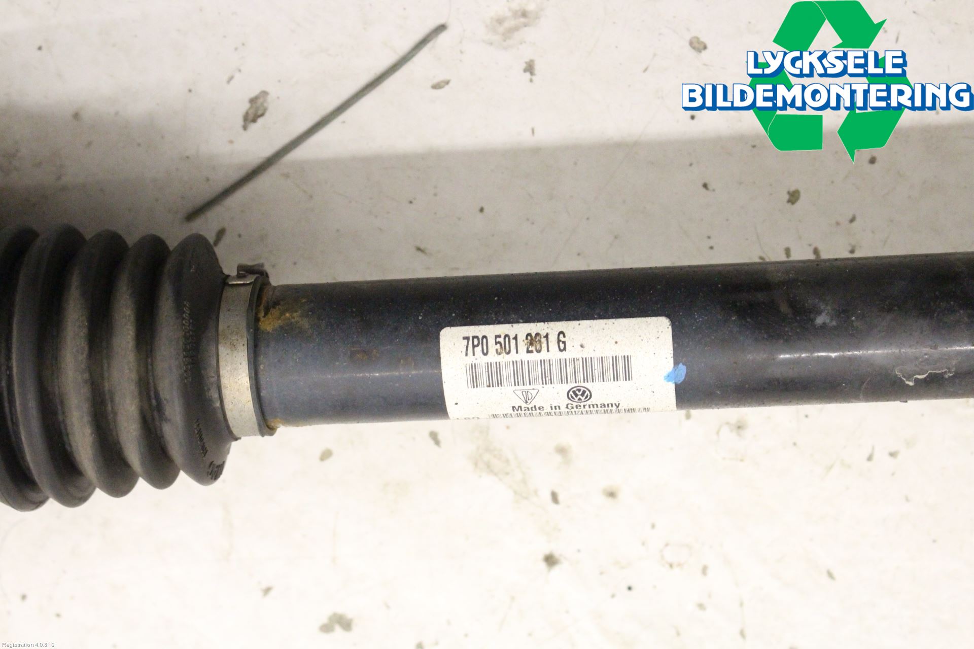 Volkswagen VW TOUAREG 7L 03-10 Drivaxel Bak Vänster