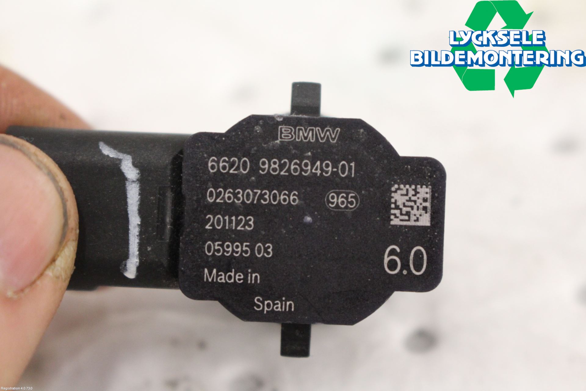 BMW 3 G20/G21/G80/G81 19- Parkeringshjälp Backsensor
