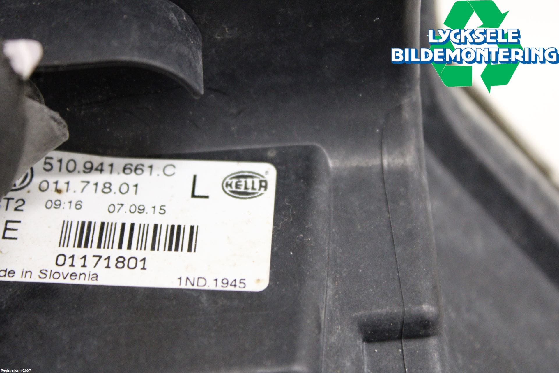 Volkswagen VW GOLF / E-GOLF VII 13-20 Dimljus-Varselljus Fram
